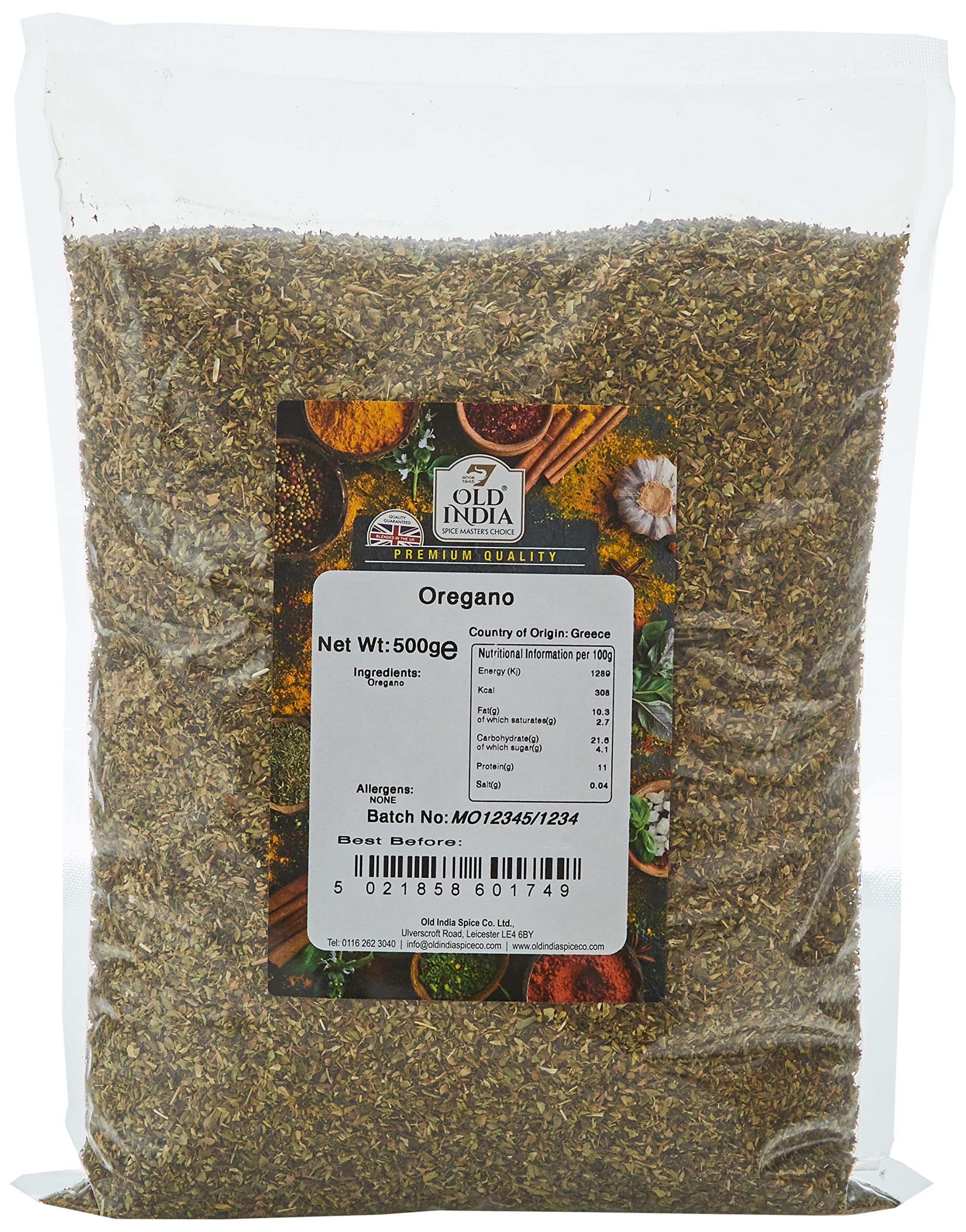 Old India - Oregano Ganzes Kraut 500g