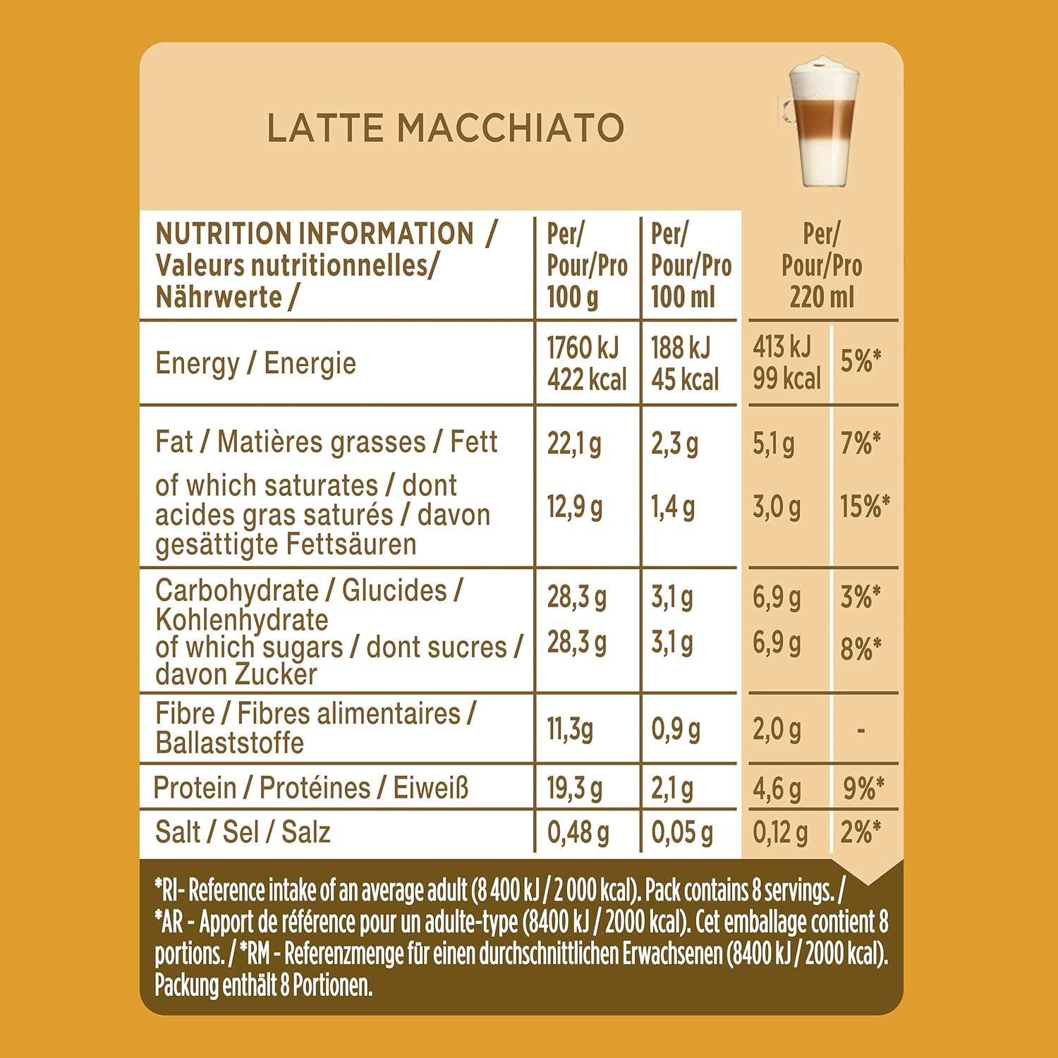 Nescafé Dolce Gusto Latte Macchiato Coffee Pods, 3 x 16 Capsules (48 Total) - Whole Milk & Arabica-Robusta Blend 6