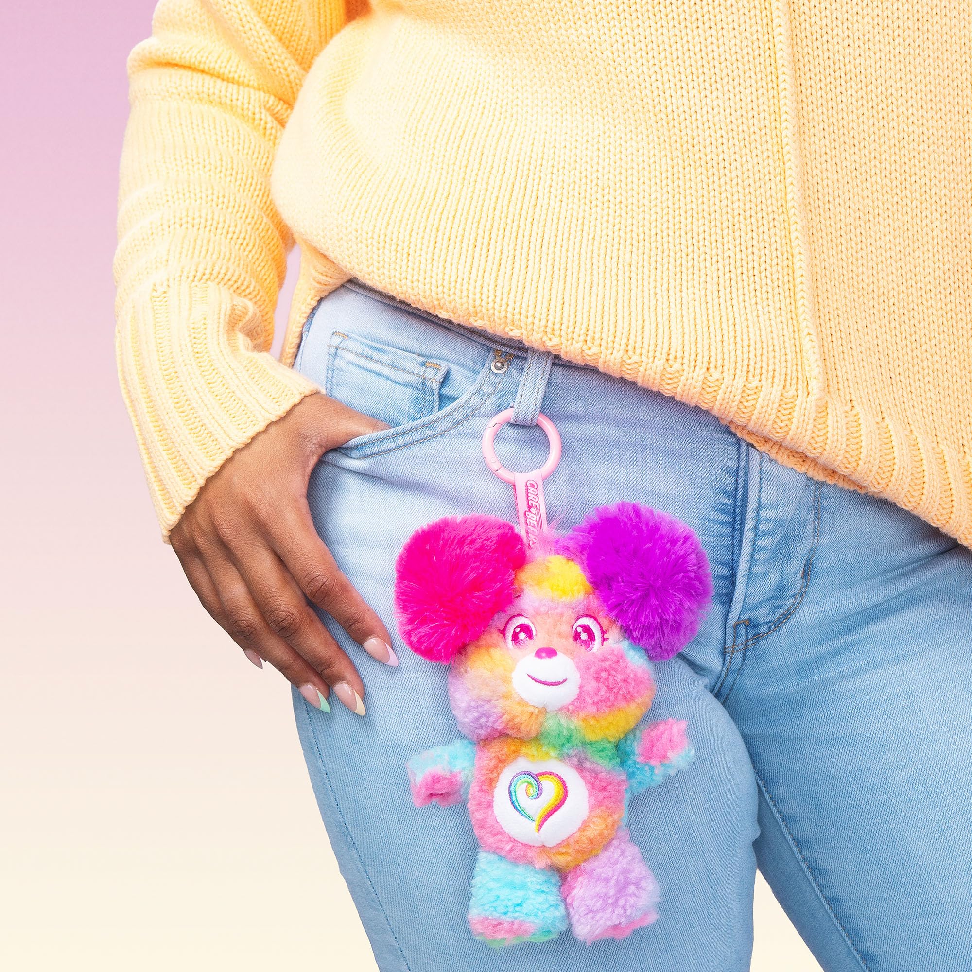 Basic Fun Care Bears Sugar Cuties 15cm Plush Clip-On Soft Toy | Surprise Collectible 4