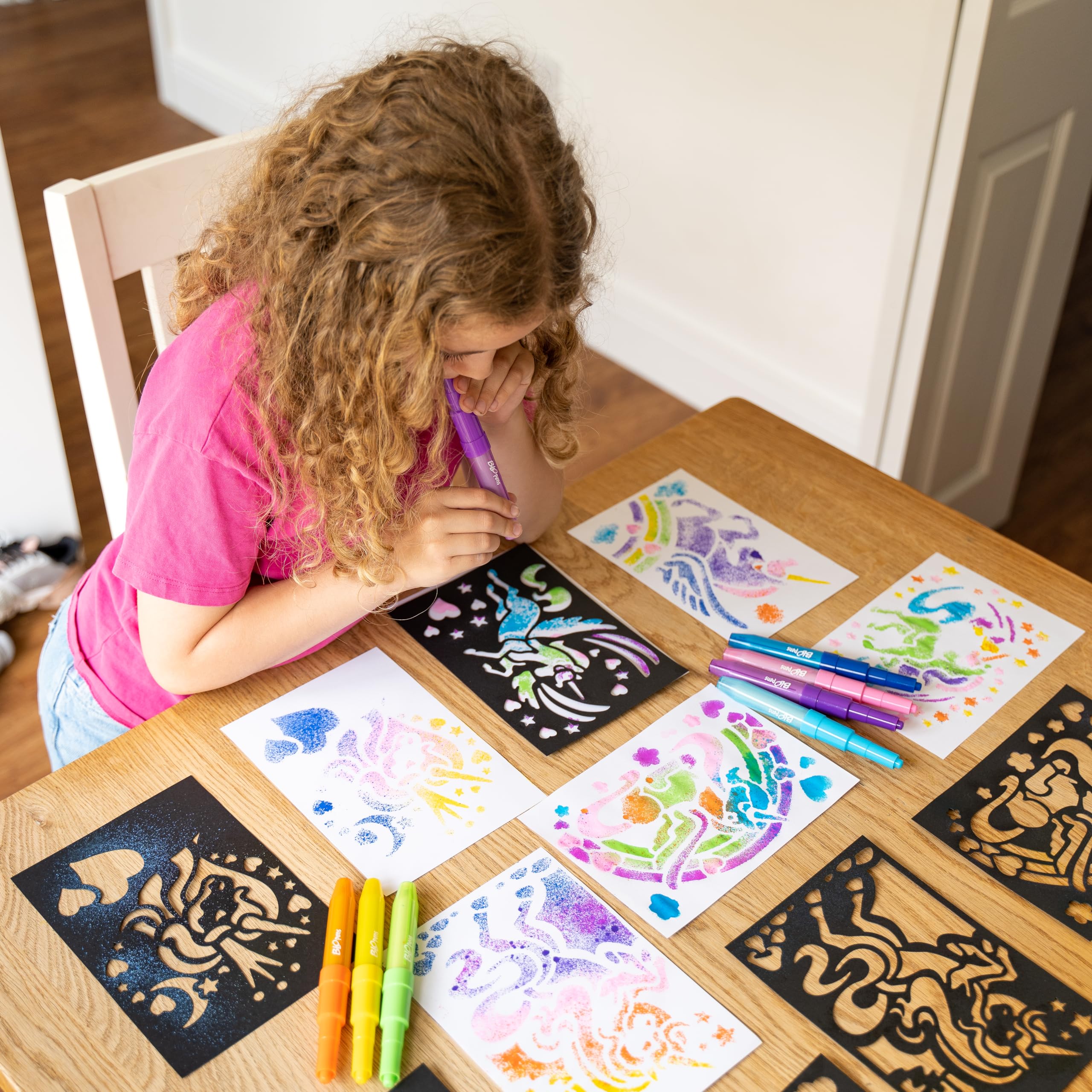 BLOPENS® Fantasy Activity Set - Airbrush Coloring for Kids Ages 4+ 6