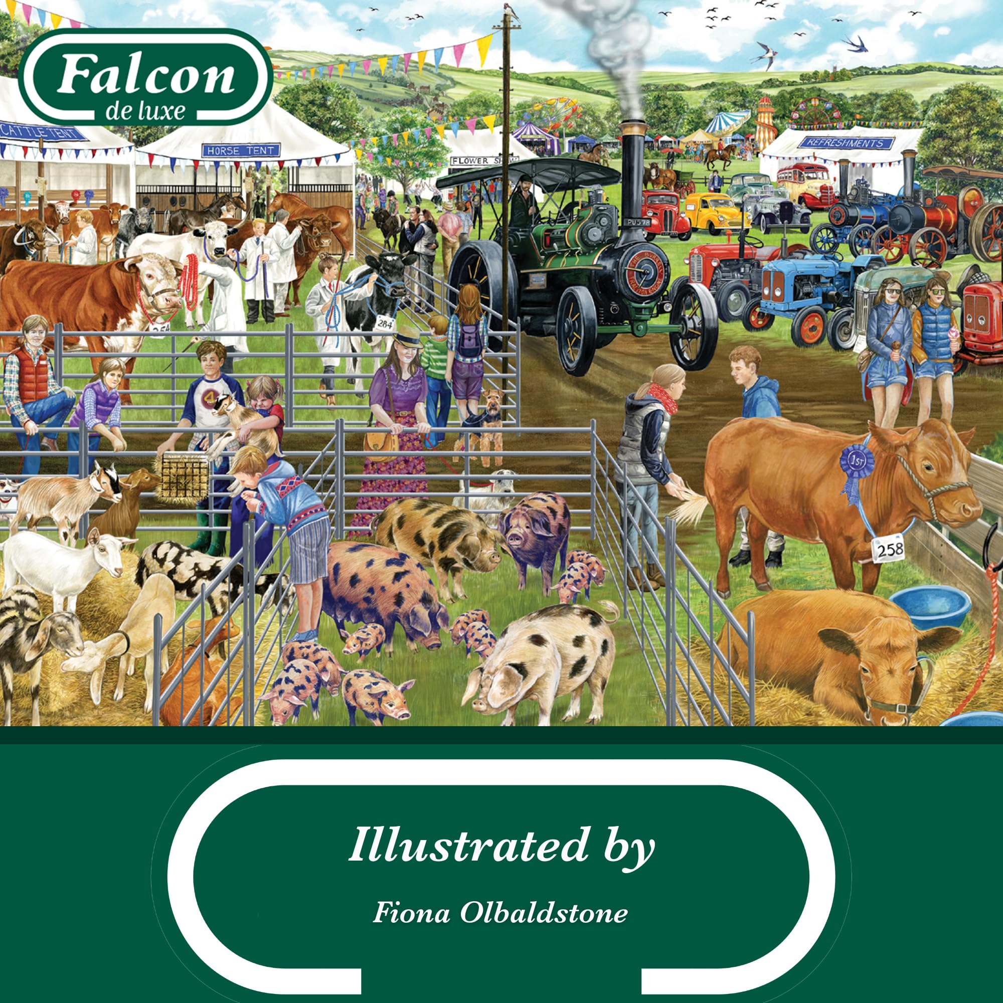 Falcon - County Show 500 XL Piece Jigsaw Puzzle for Adults 4