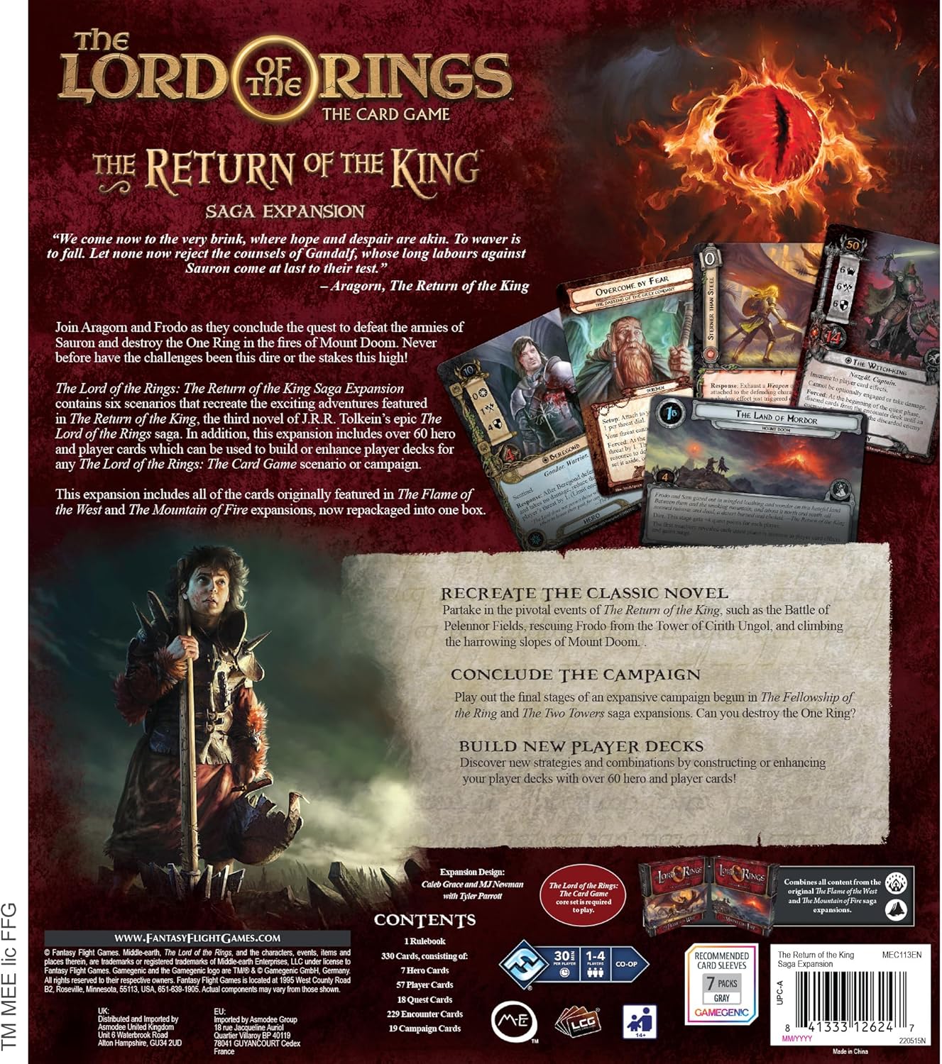 Fantasy Flight Games The Lord of the Rings: The Card Game The Return of the King Saga Expansion 3