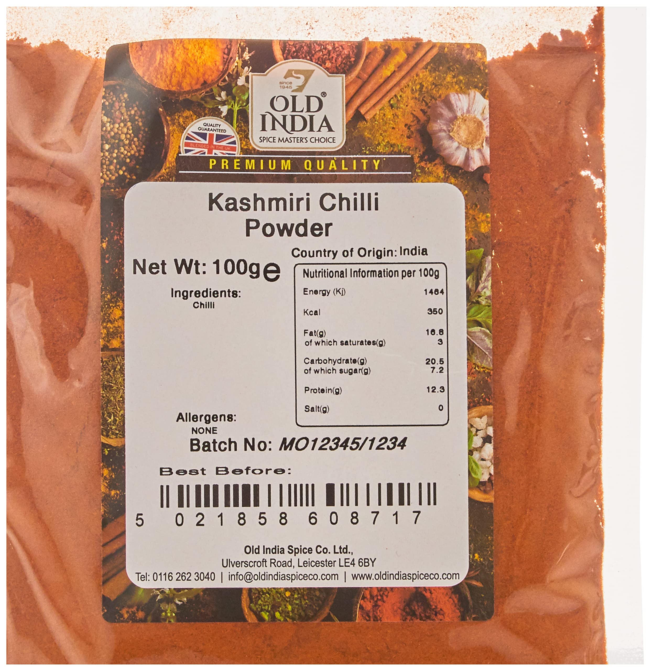 Old India Kashmiri Chilli Powder 100g 3
