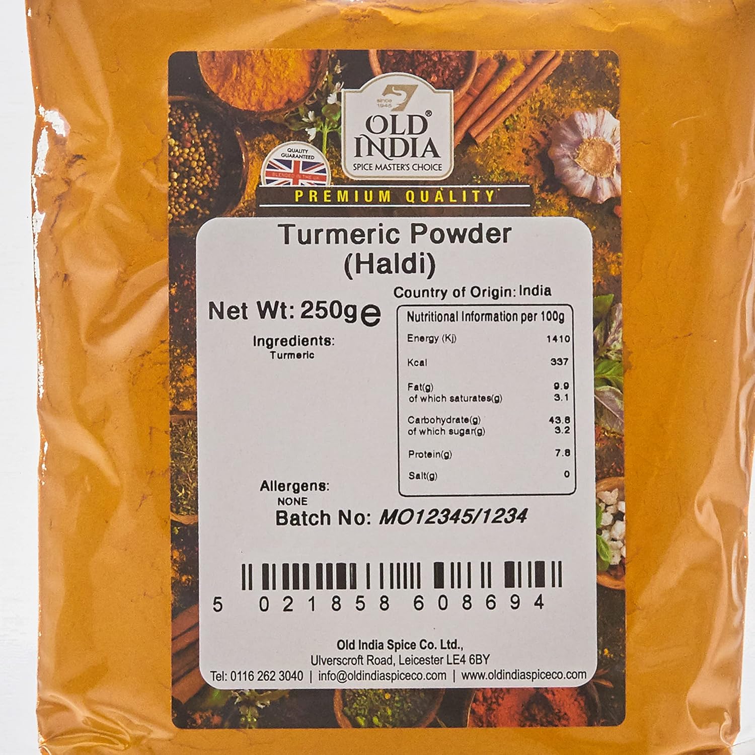 Old India - Turmeric Powder (Haldi) 250 g 4