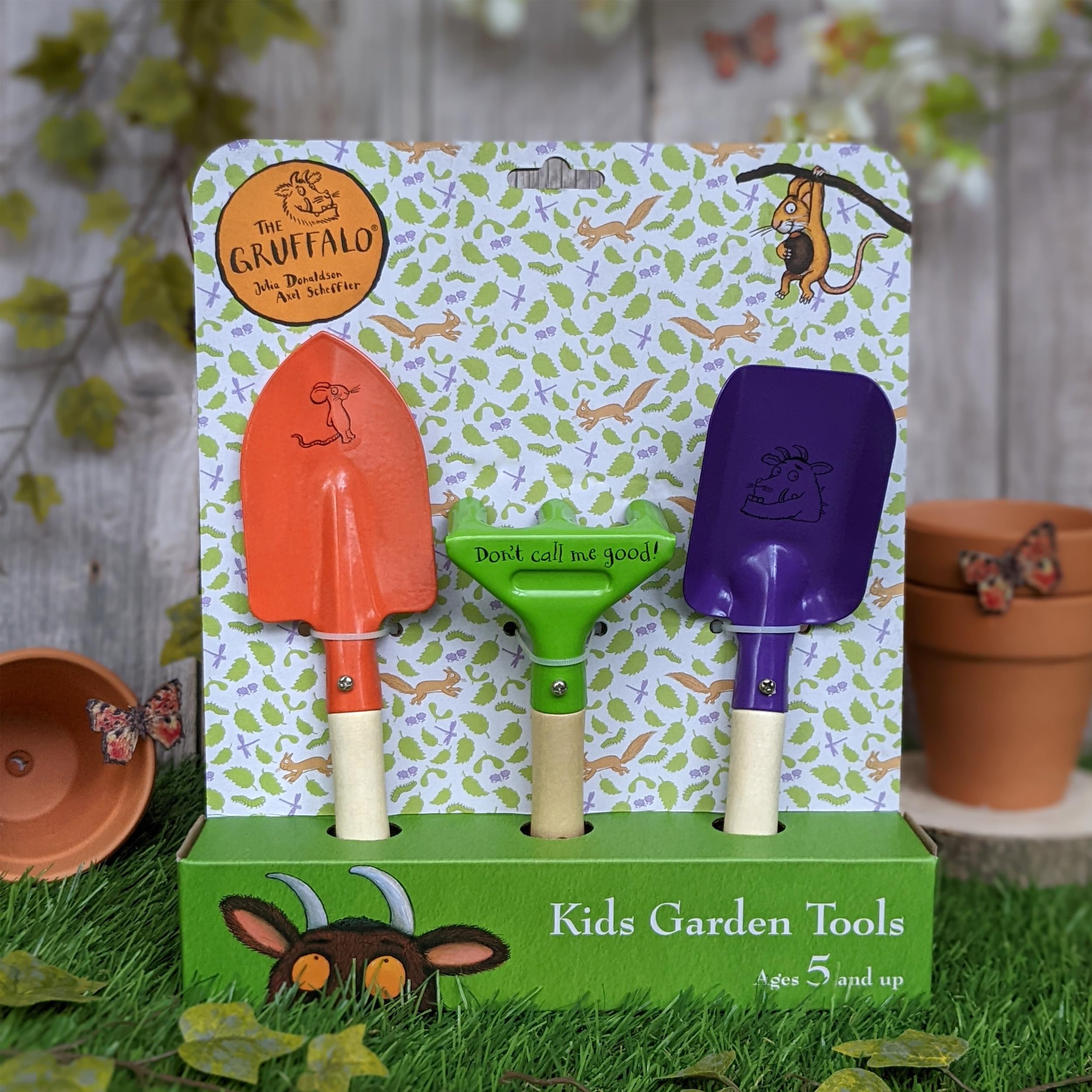 Gruffalo Garden Tool Set - 3-Piece Kids Outdoor Playset for Ages 5-10 3