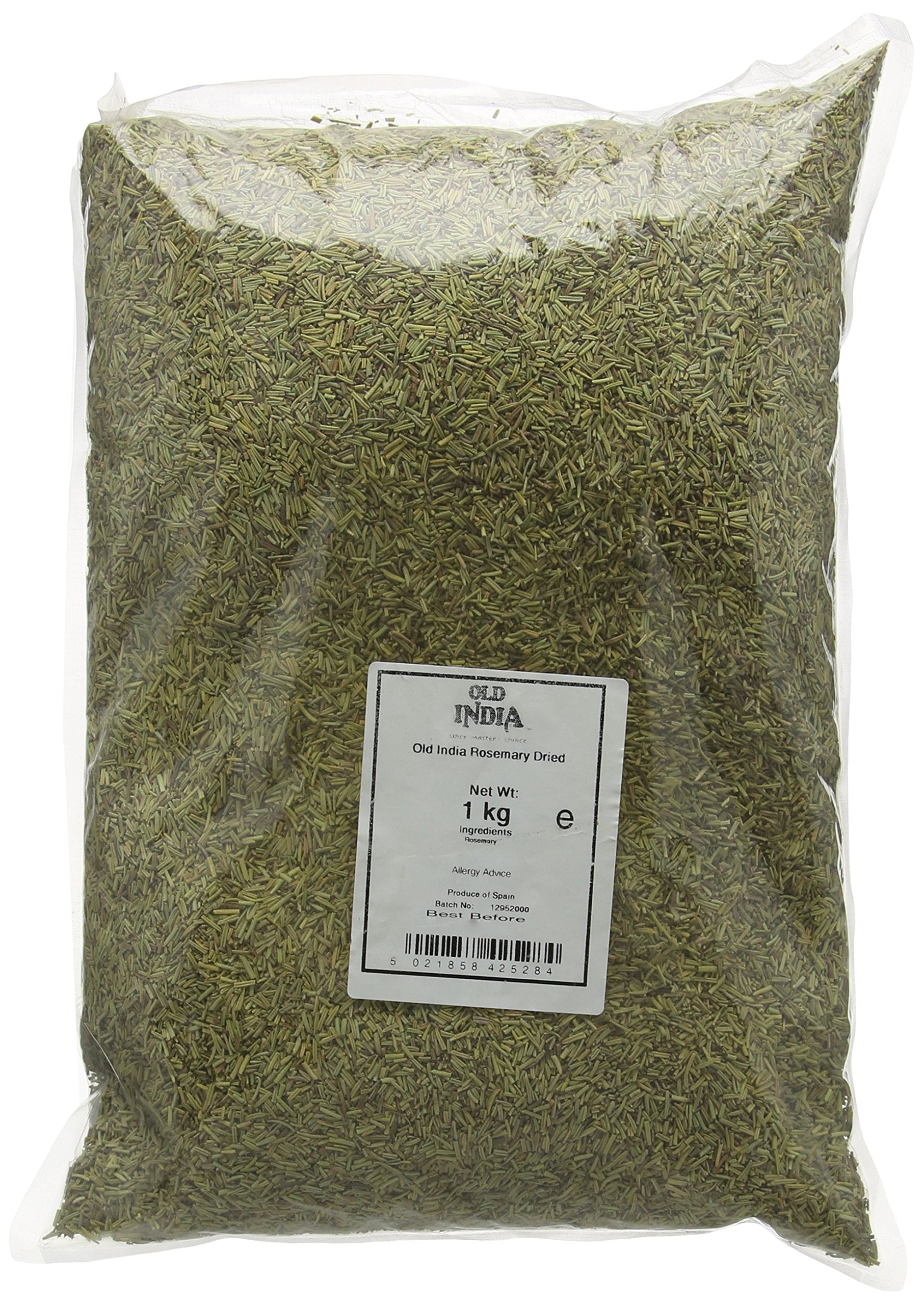 Old India Rosemary Dried 1 kg - Whole Herb, Natural & GMO Free