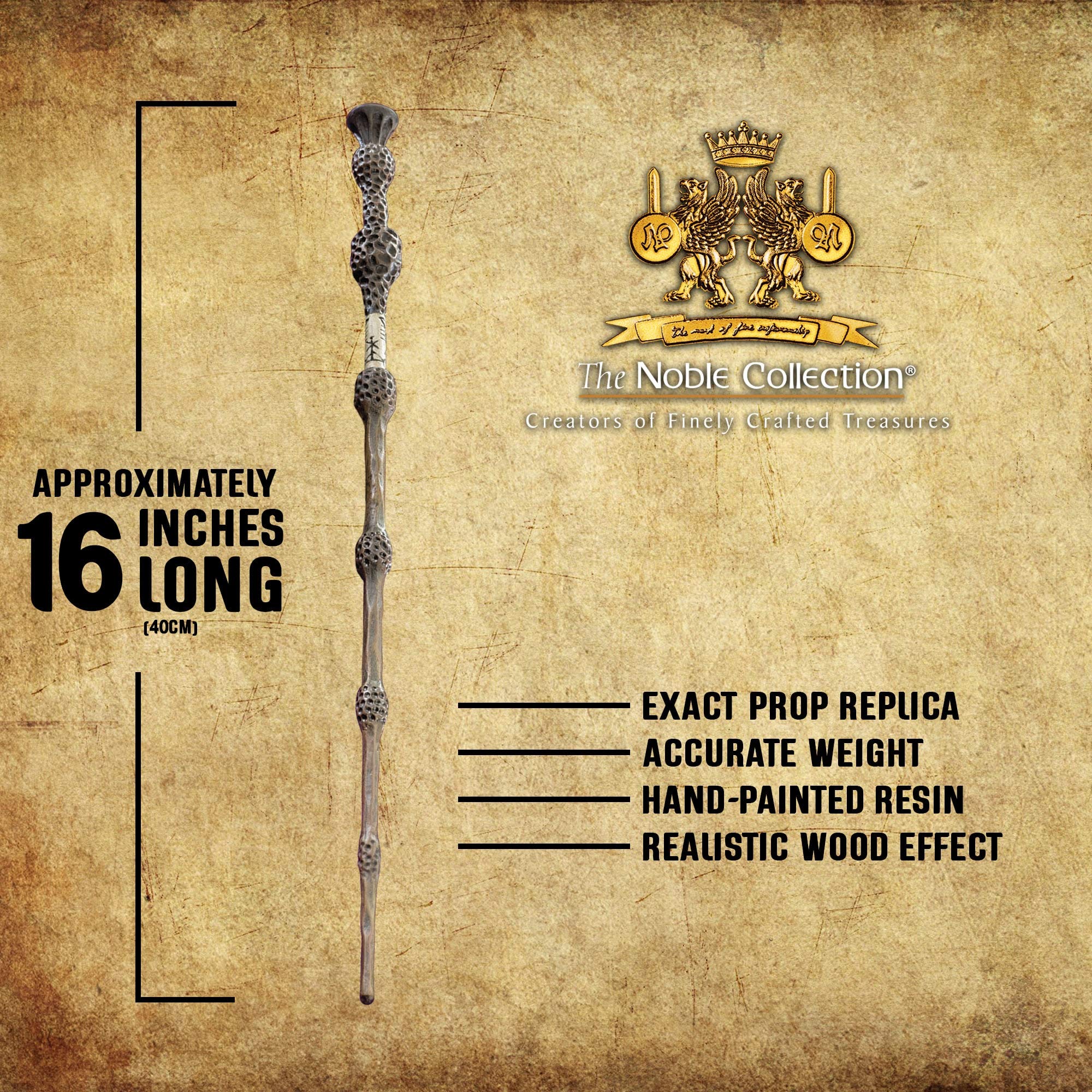 The Noble Collection Fantastic Beasts - Gellert Grindelwald Wand with Collector Box 7