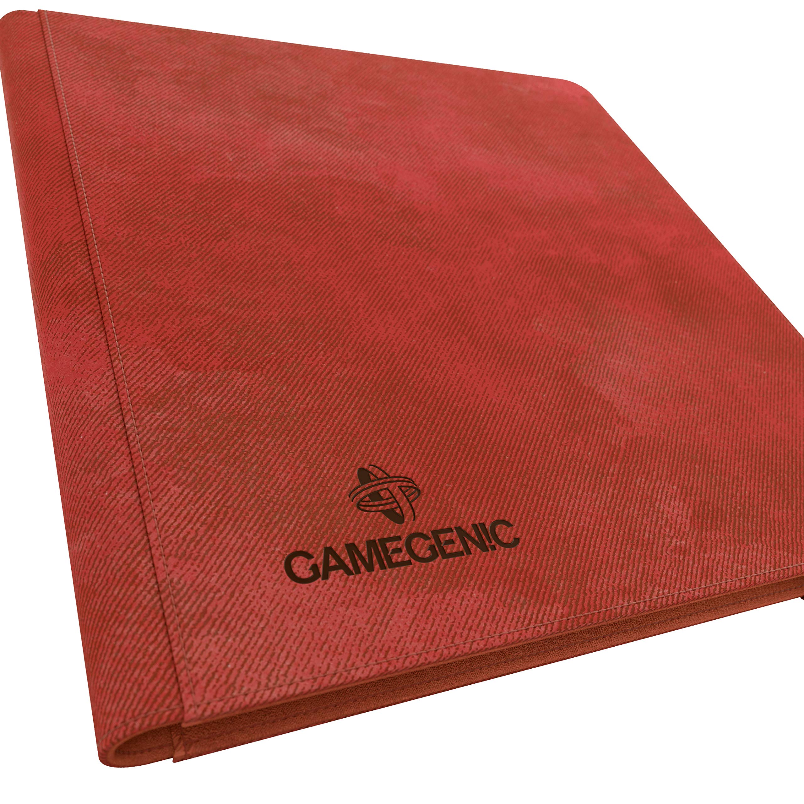 Gamegenic Prime Album 24-Pocket - Holds 480 Double-Sleeved Cards, Red 7