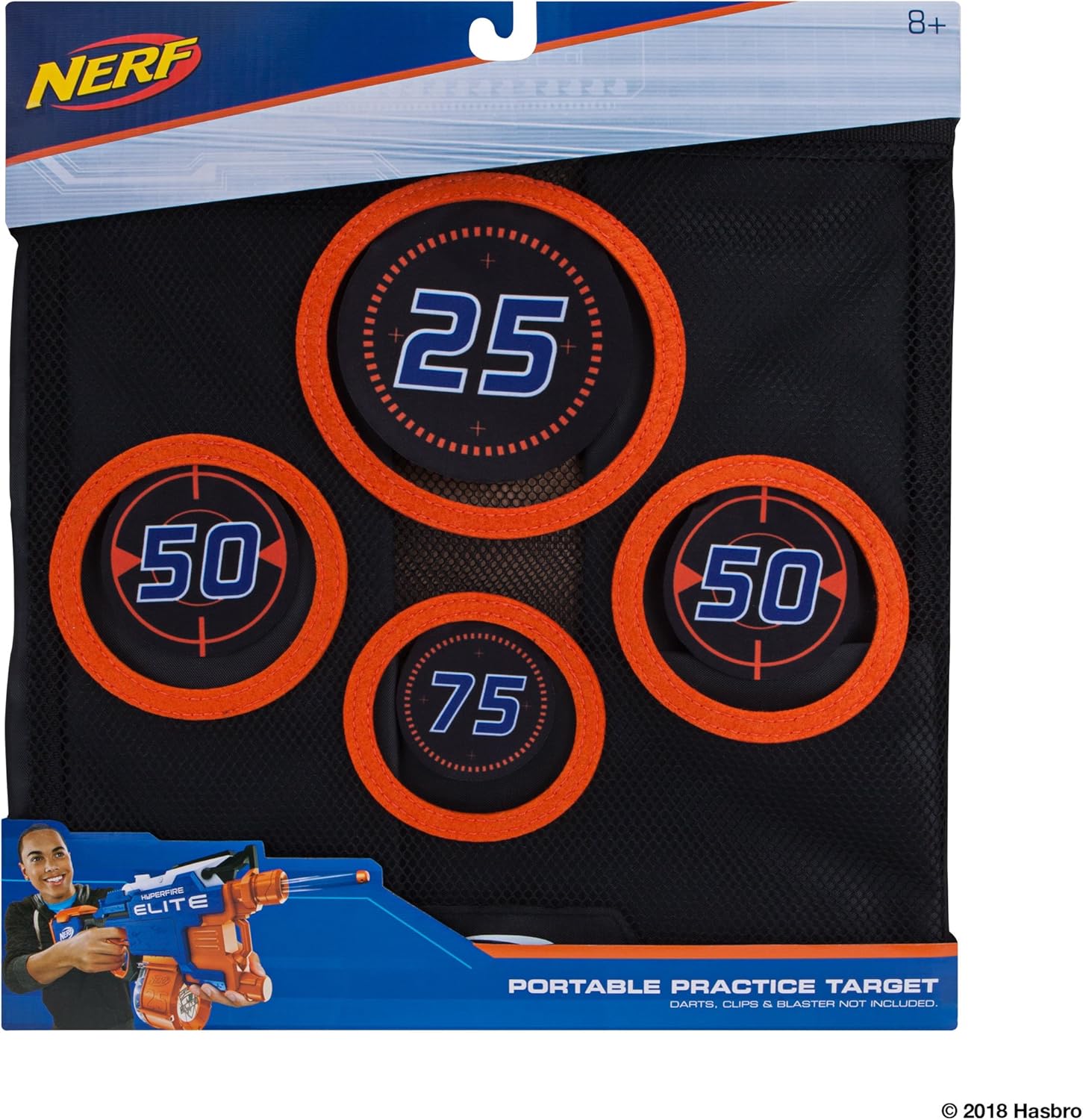 Nerf Elite Portable Practice Target - Mesh Dart Catcher with Handle 7