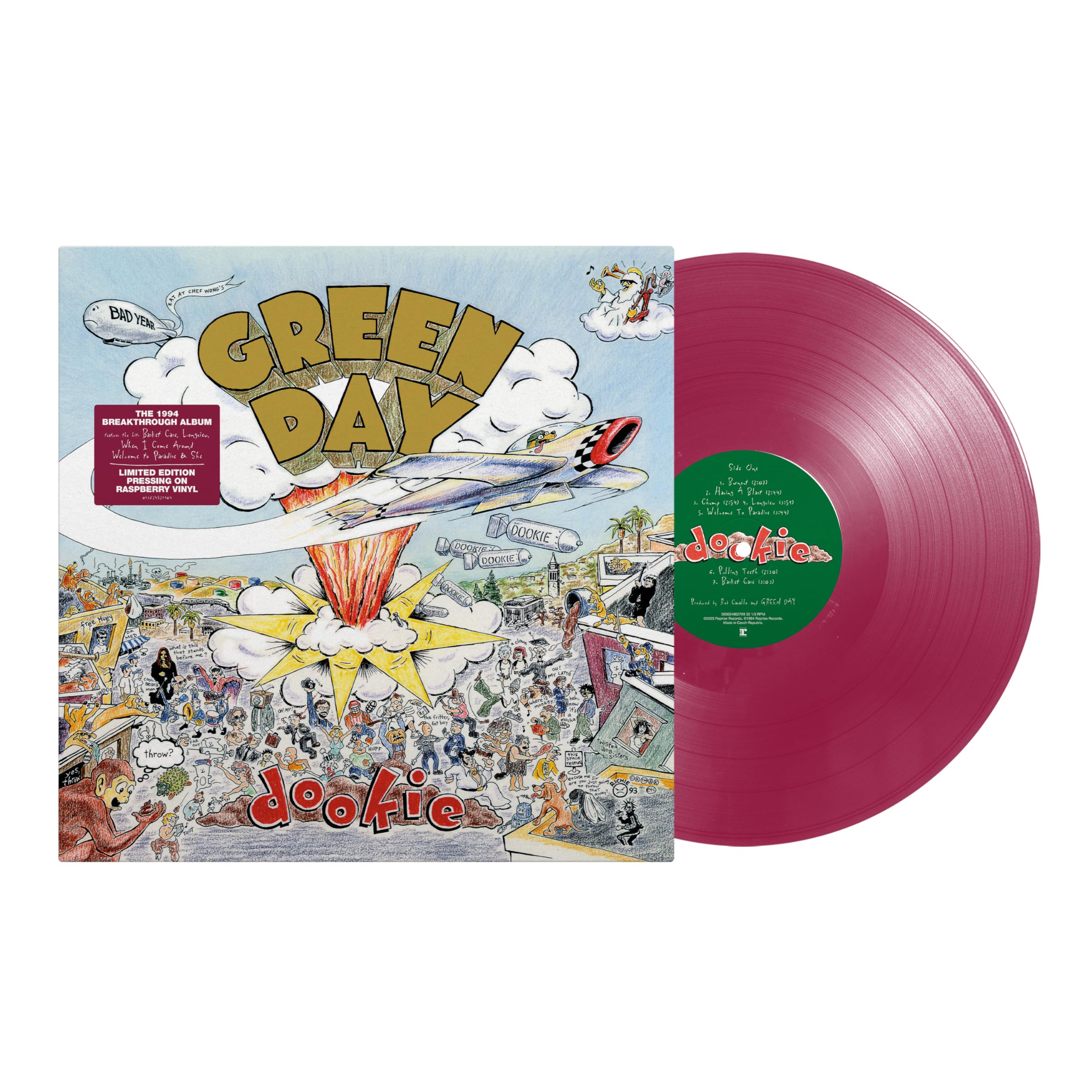 Green Day Dookie (Limited Edition Raspberry Vinyl) [2025 Reissue] [VINYL]