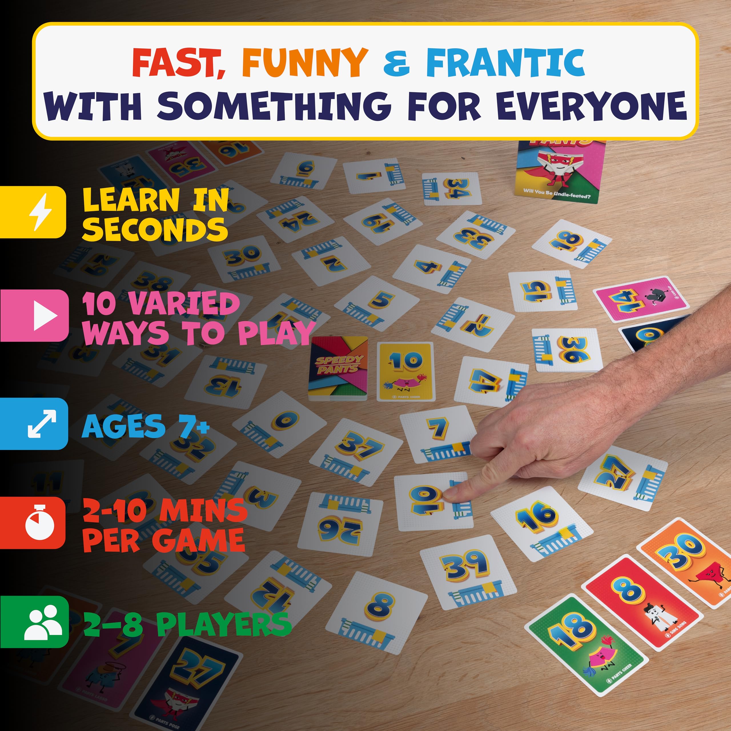 Speedy Pants Hilarious Family Card Game 5