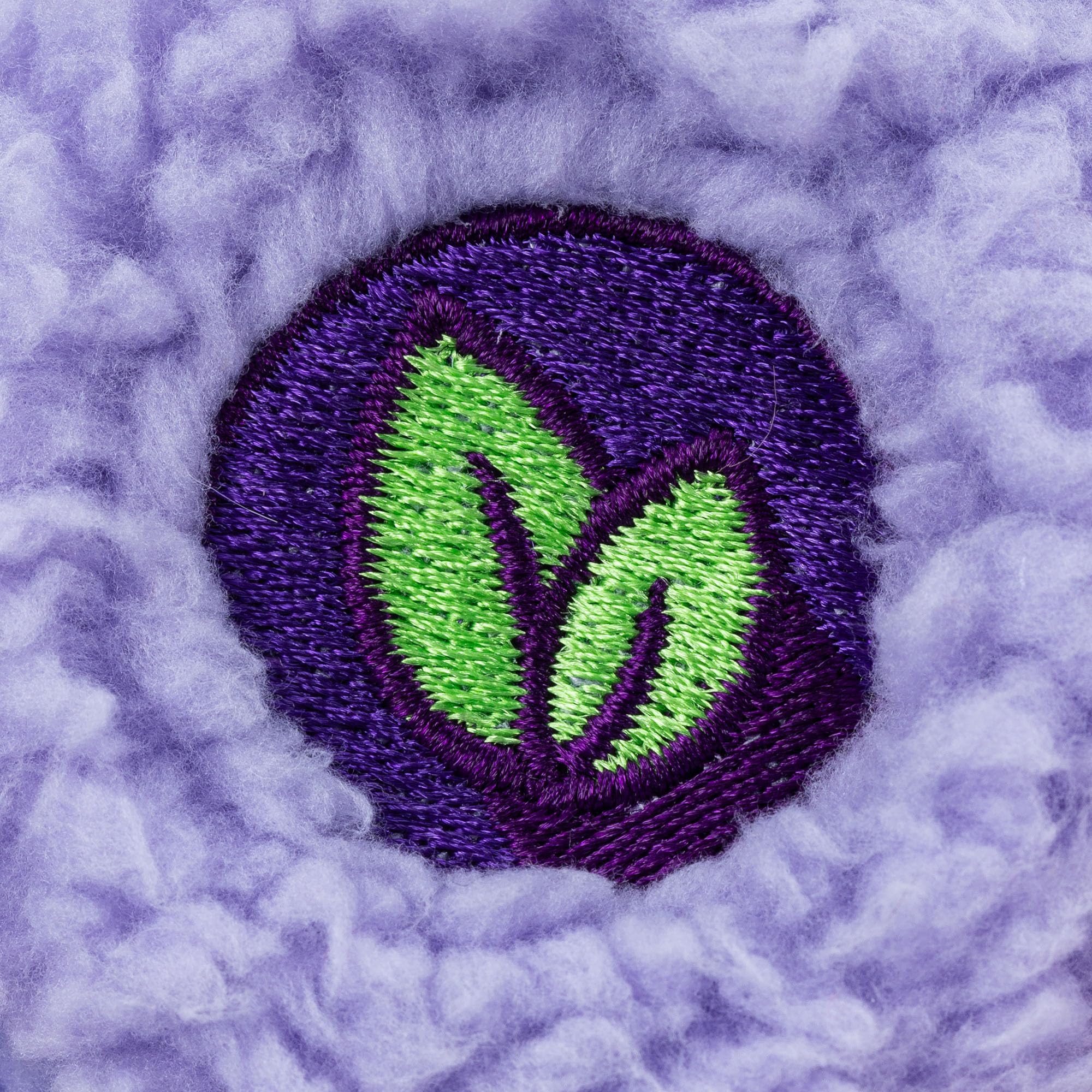 Care Bears Stormy Heart Bear 35cm Plush - Soft Eco-Friendly Toy with Belly Badge, Purple 4