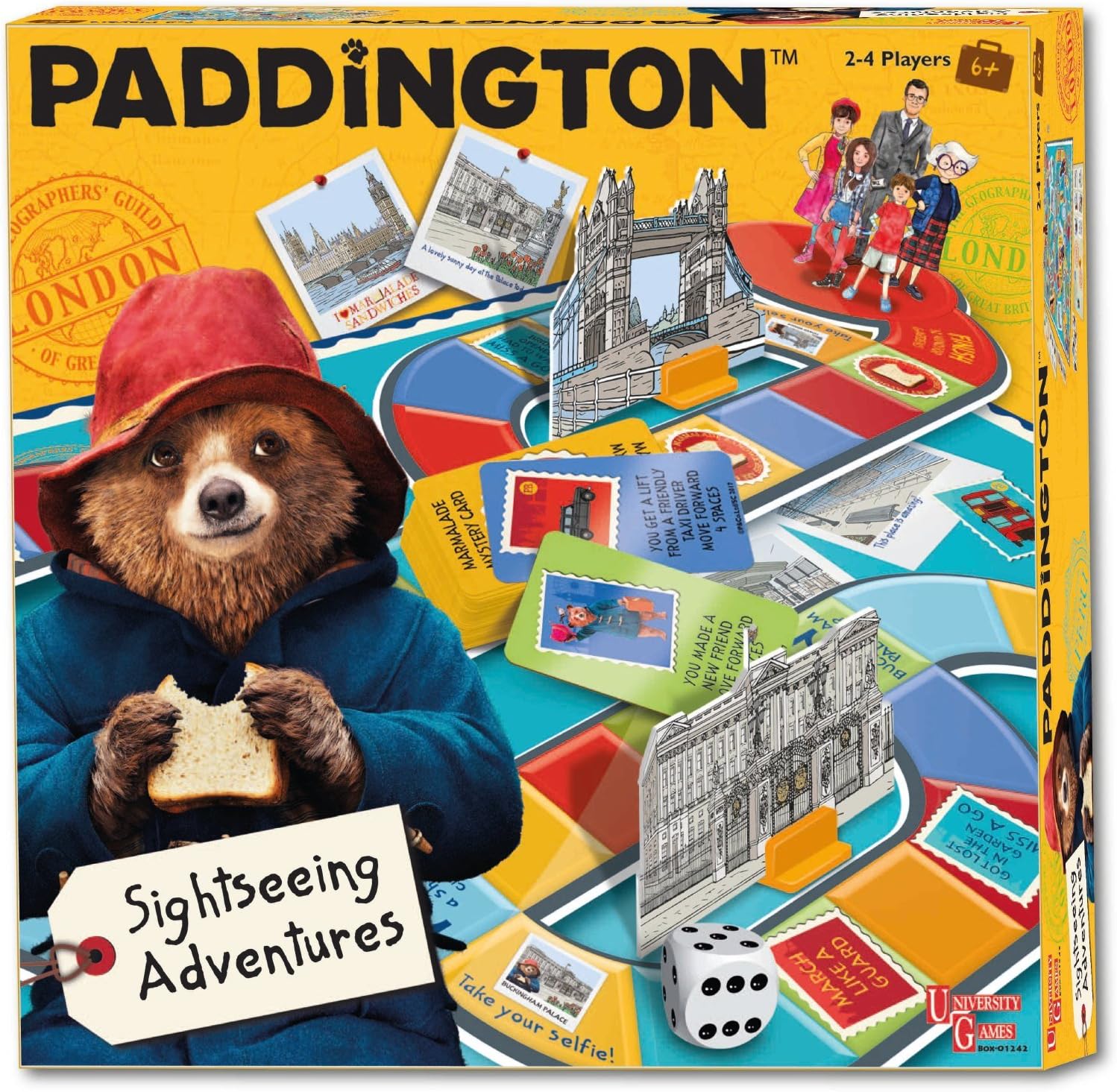 University Games Paddington Bear Movie Board Game - Sightseeing Adventures for Kids