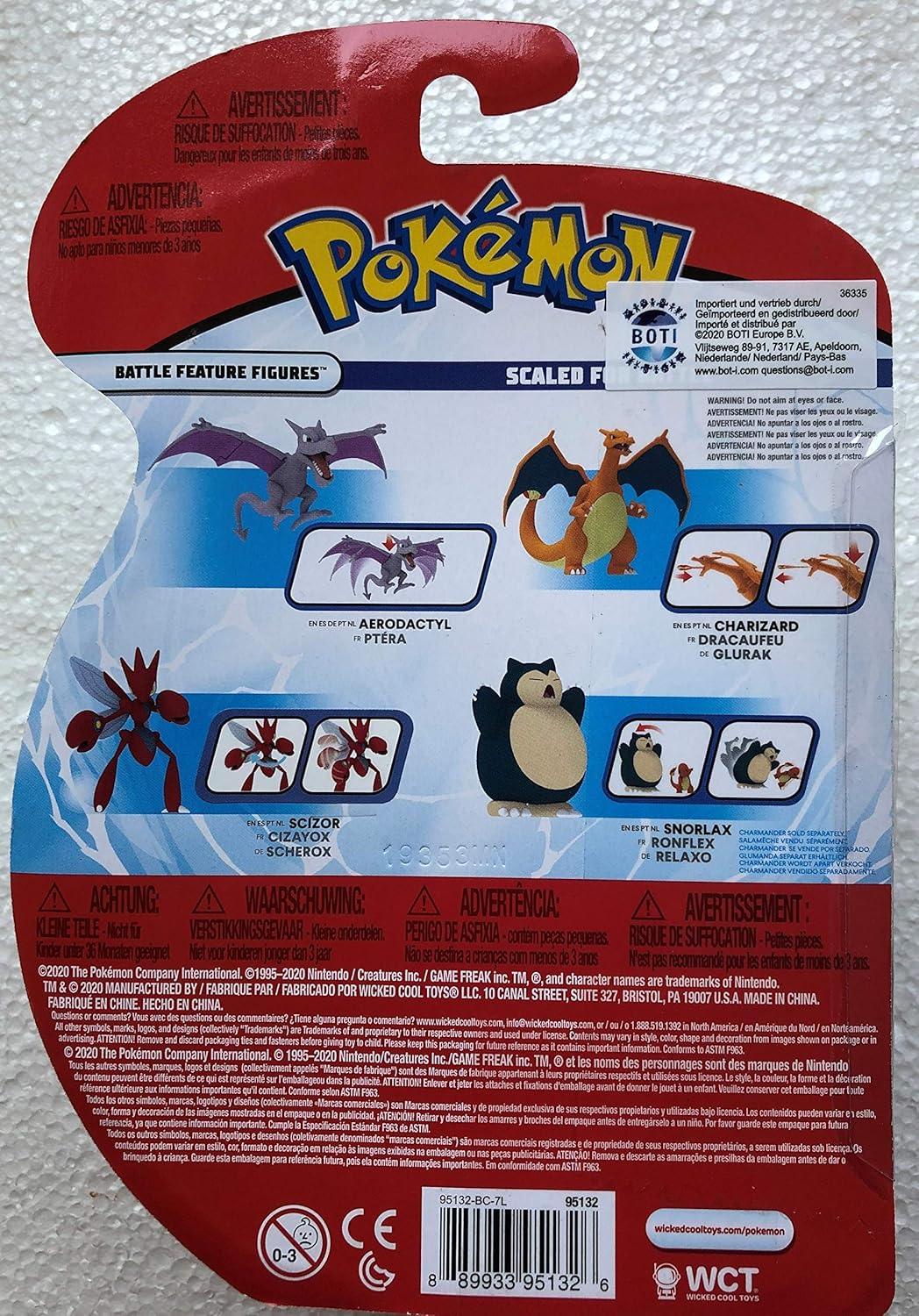 Pokémon Charizard Action Figure - 4.5-Inch with Fire Missile Launch Feature