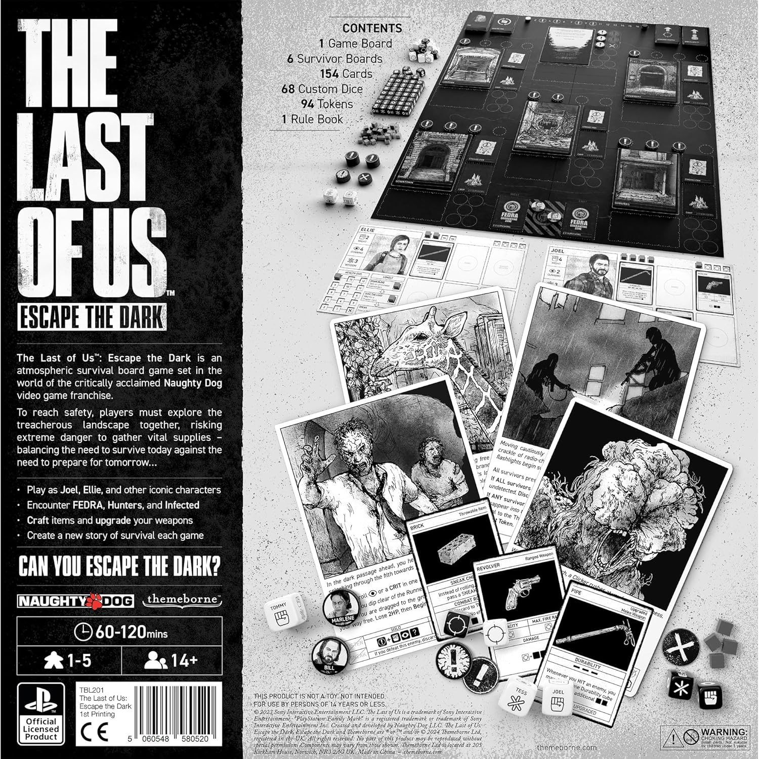 Themeborne The Last of Us: Escape the Dark Board Game 3