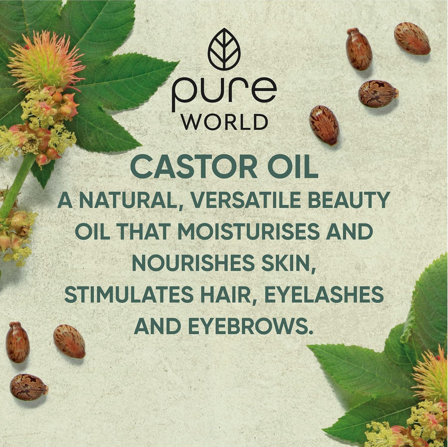 Pure World - Natural Castor Oil 100% Pure & Undiluted (100ML) 8