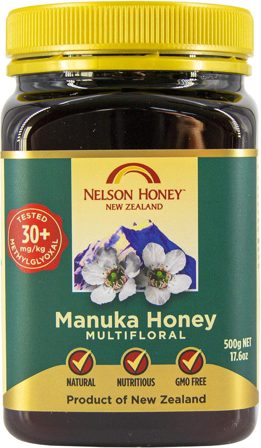 Nelson Honey Classic 30+mg Methylglyoxal Manuka Honey 500g