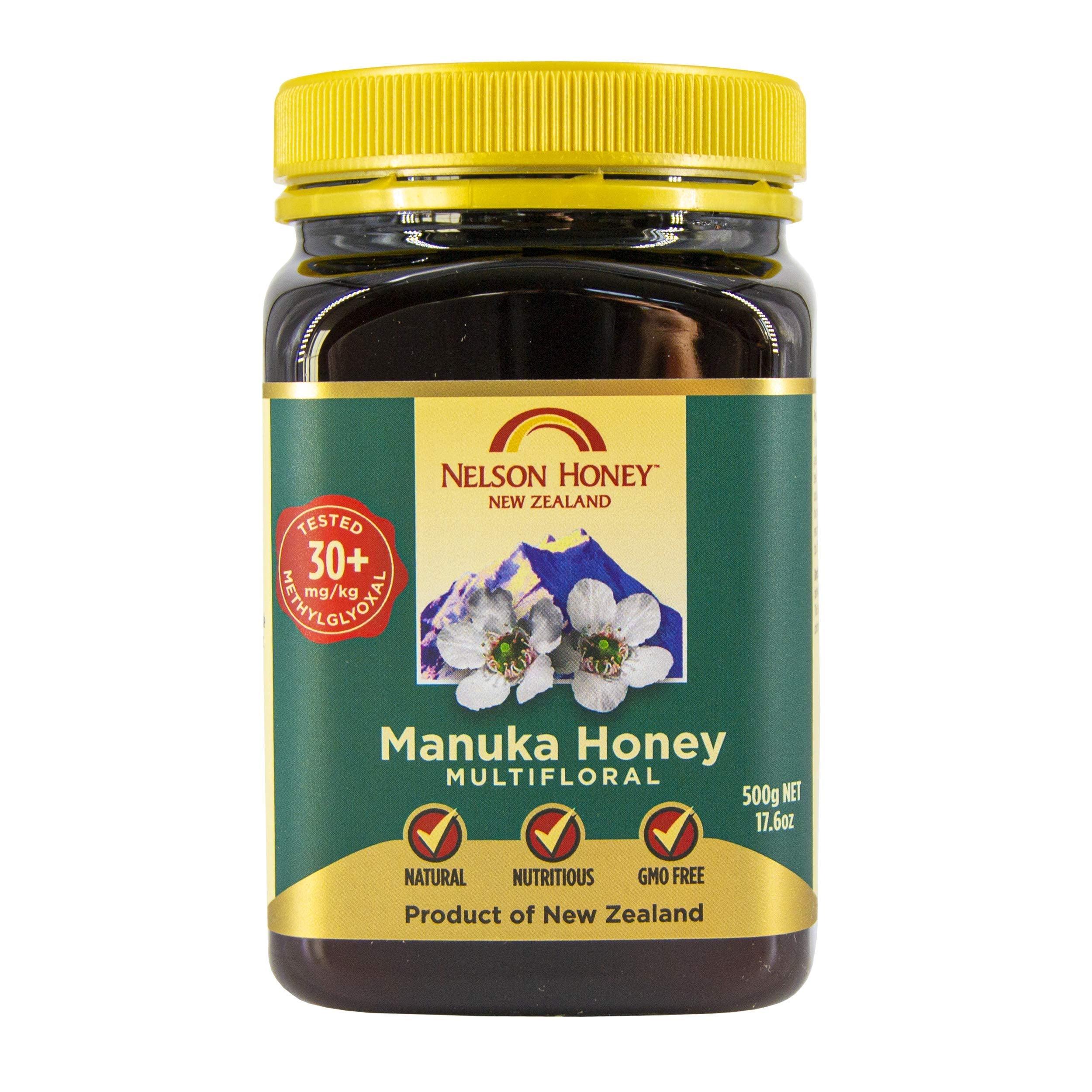 Nelson Honey New Zealand Classic Manuka Honey 30+ MGO | Maintenance Grade | 500 g