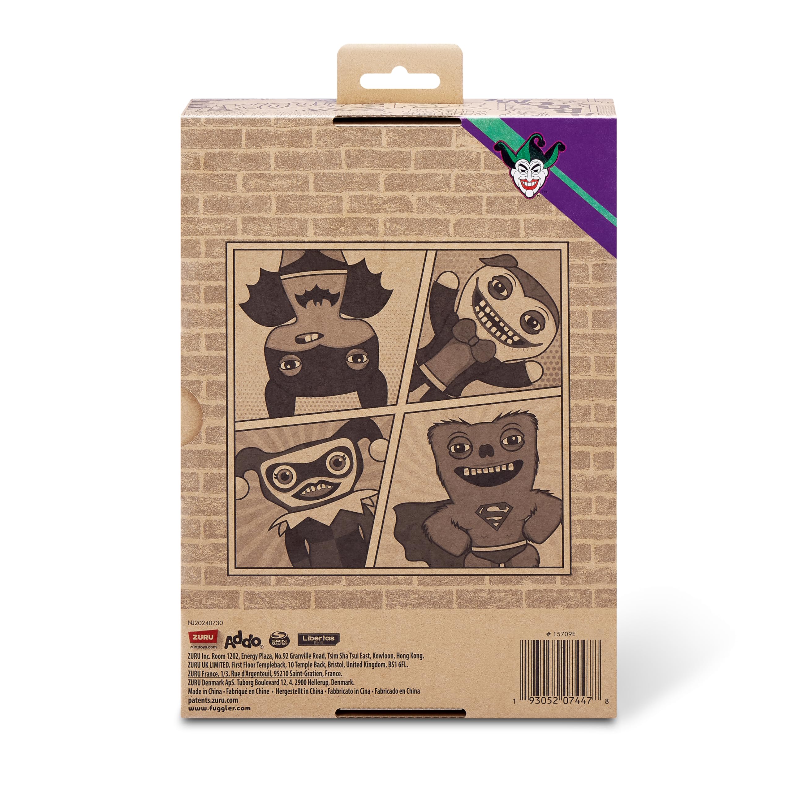 Fuggler x DC 9-inch Joker Plush Toy - Soft Ugly Monster Doll for Kids & Adults 4