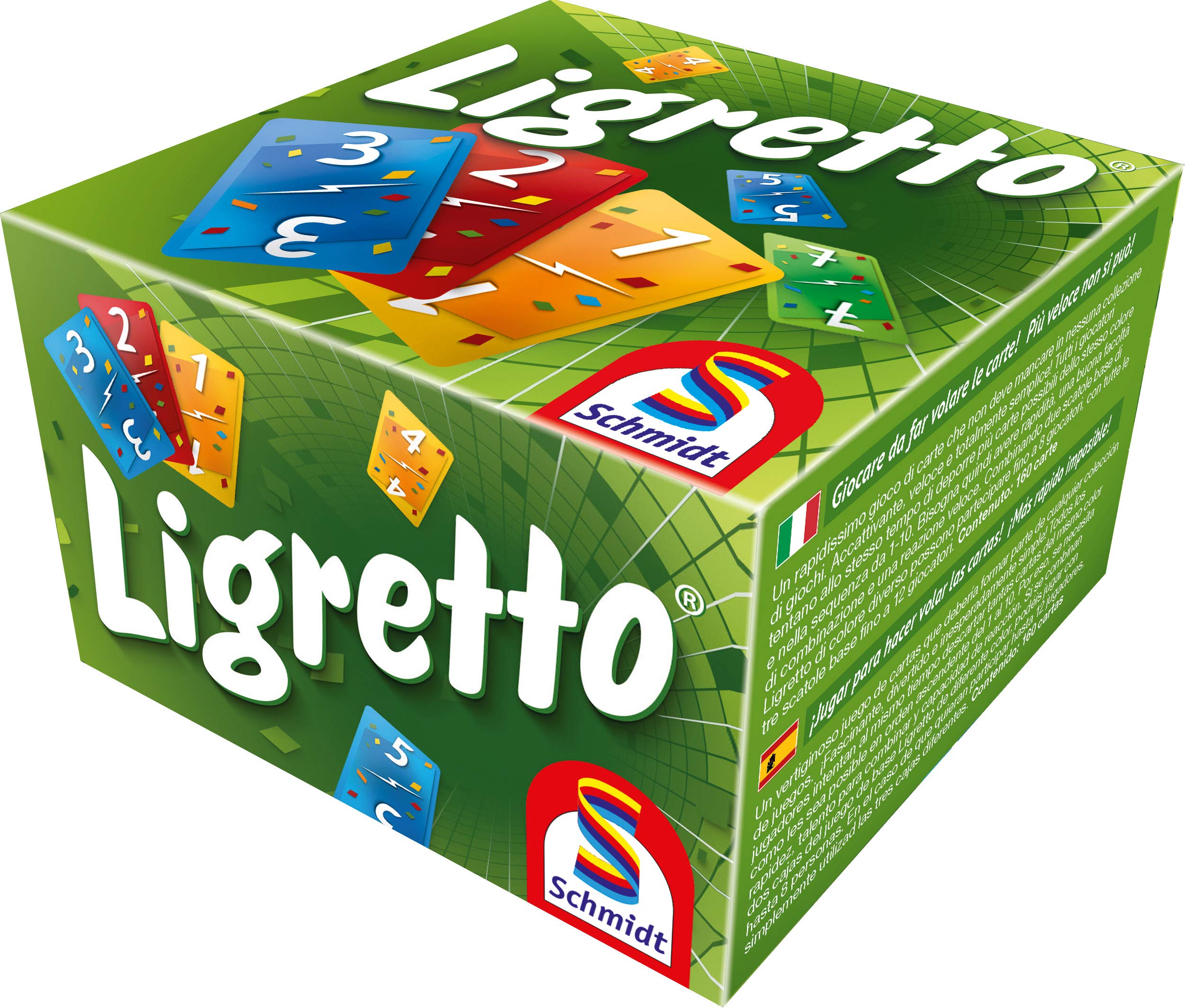 Schmidt Ligretto Green Card Game - Ages 8+ | 2-4 Players | 15 Mins Playtime