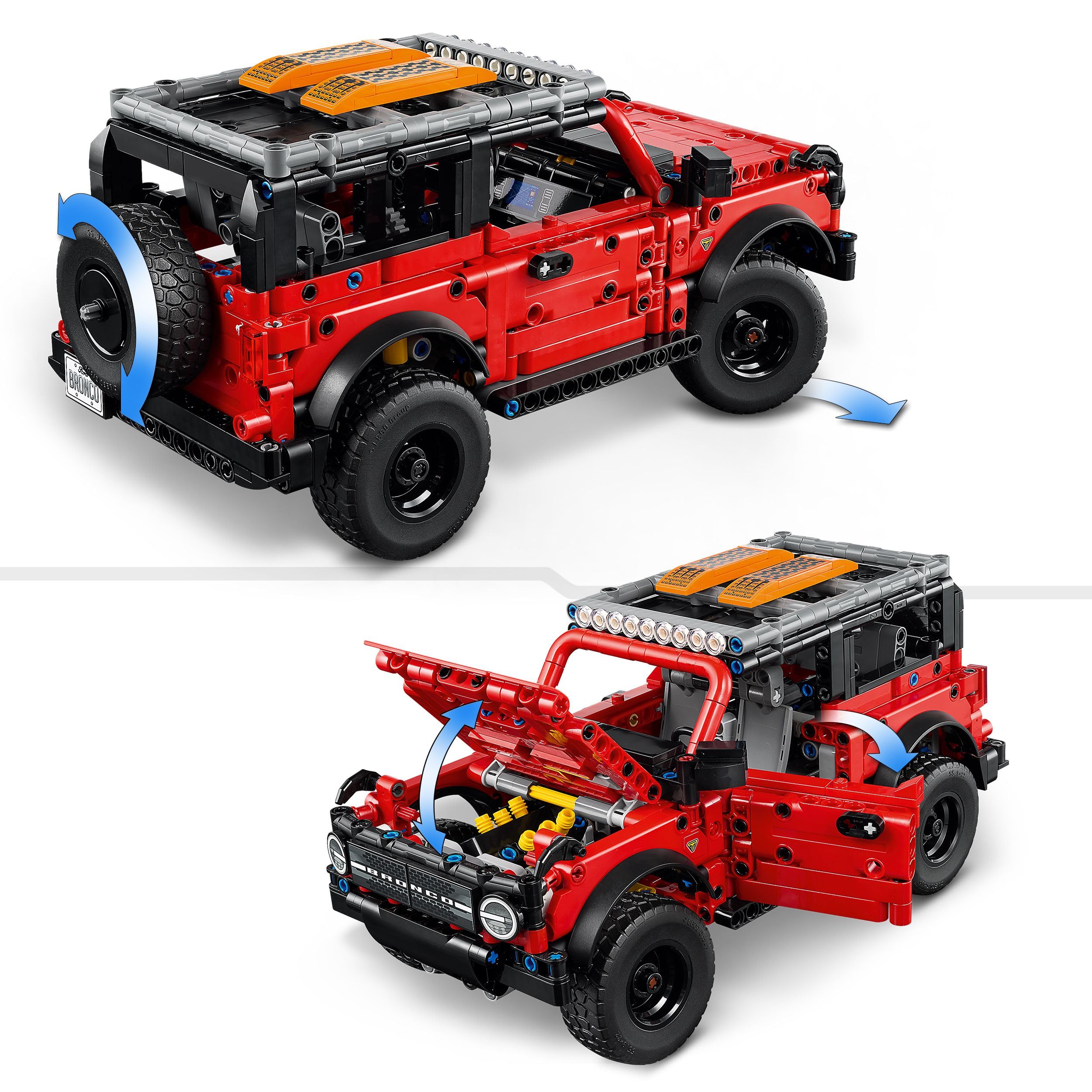 LEGO Technic Ford Bronco SUV Building Kit - Off-Road Vehicle Model with Moving Parts for Ages 9+ 7