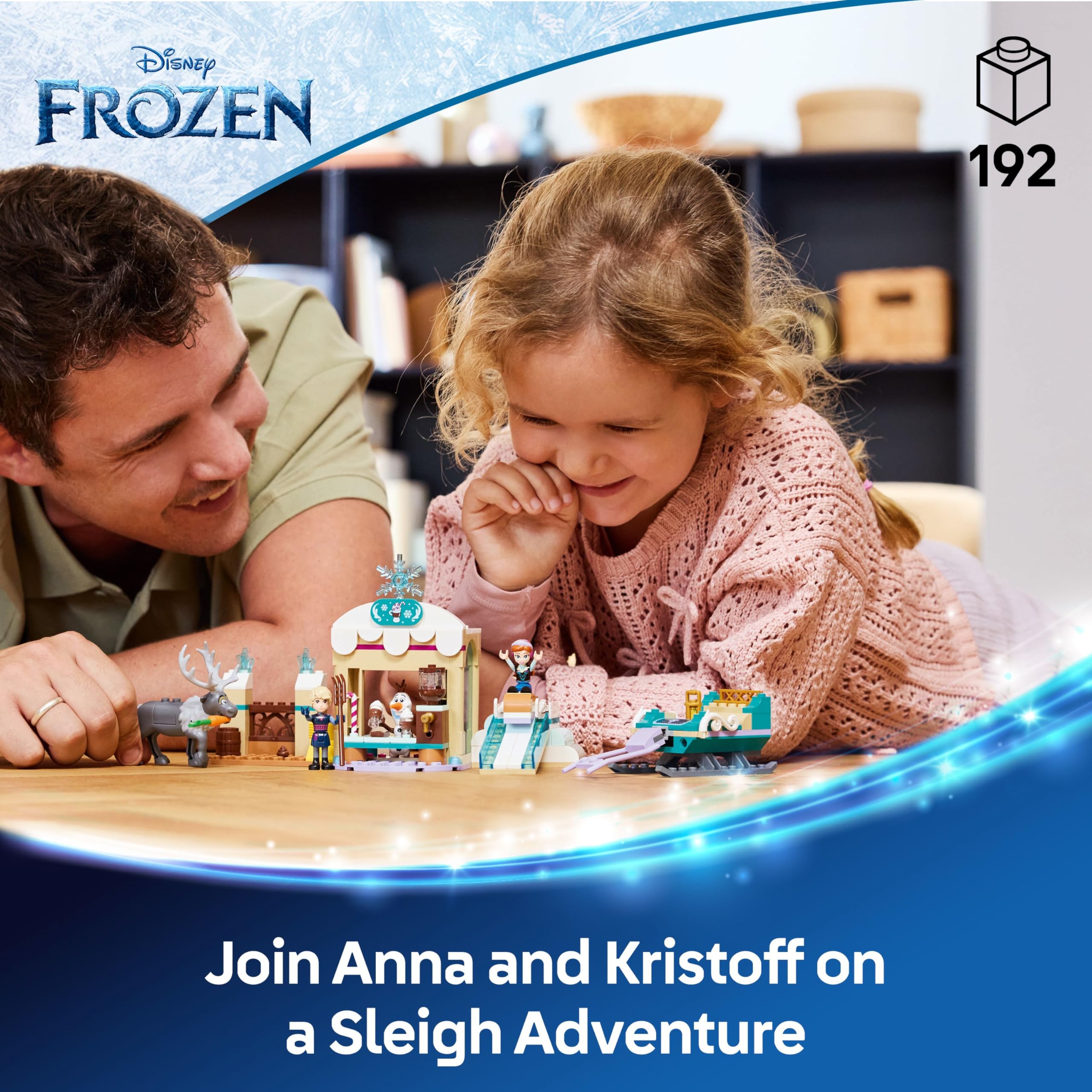 LEGO ǀ Disney Frozen Anna’s Sleigh Adventure Playset - Building Set with Hot Chocolate Stand & 4 Characters 8