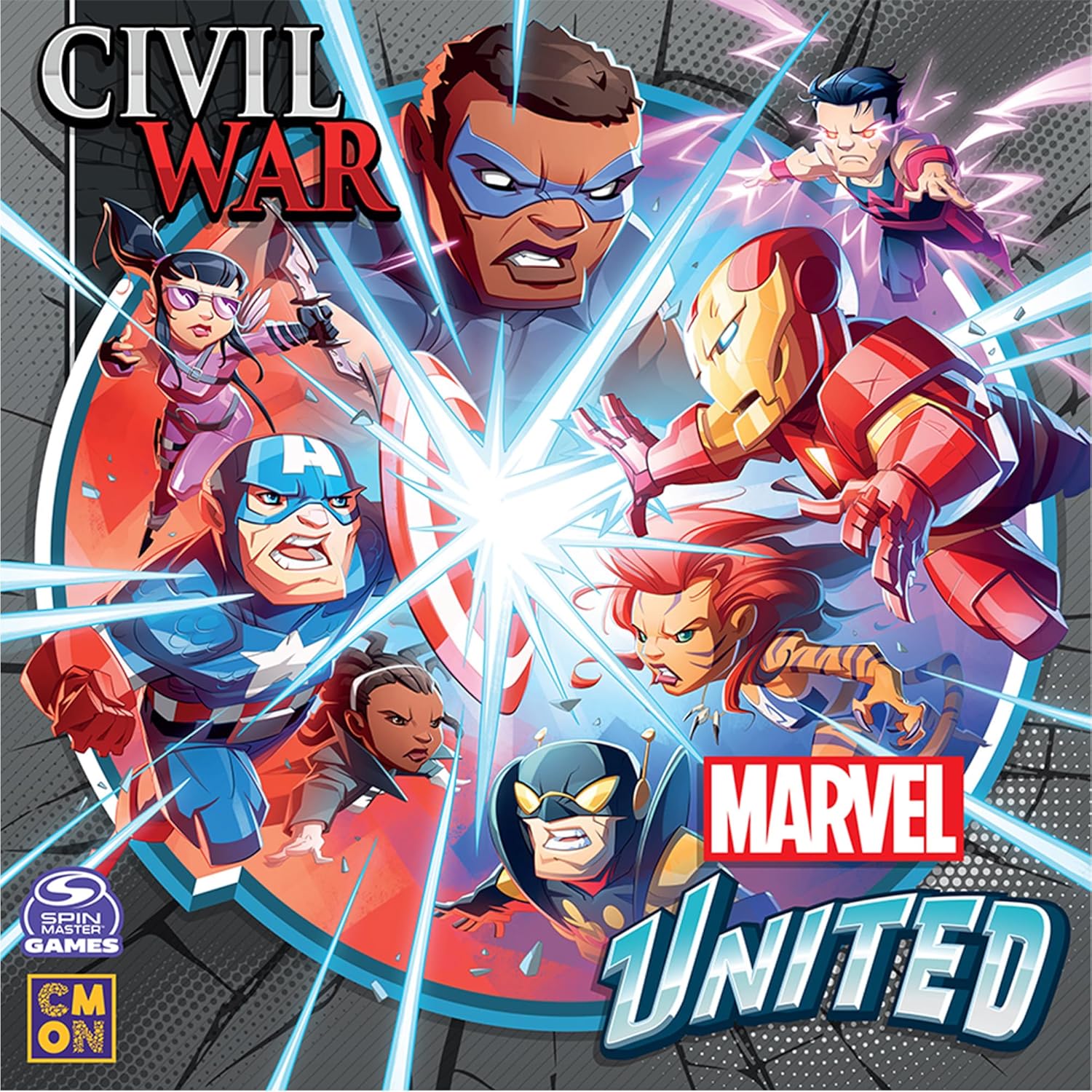 CMON Marvel United: Civil War Expansion - Board Game Expansion 4