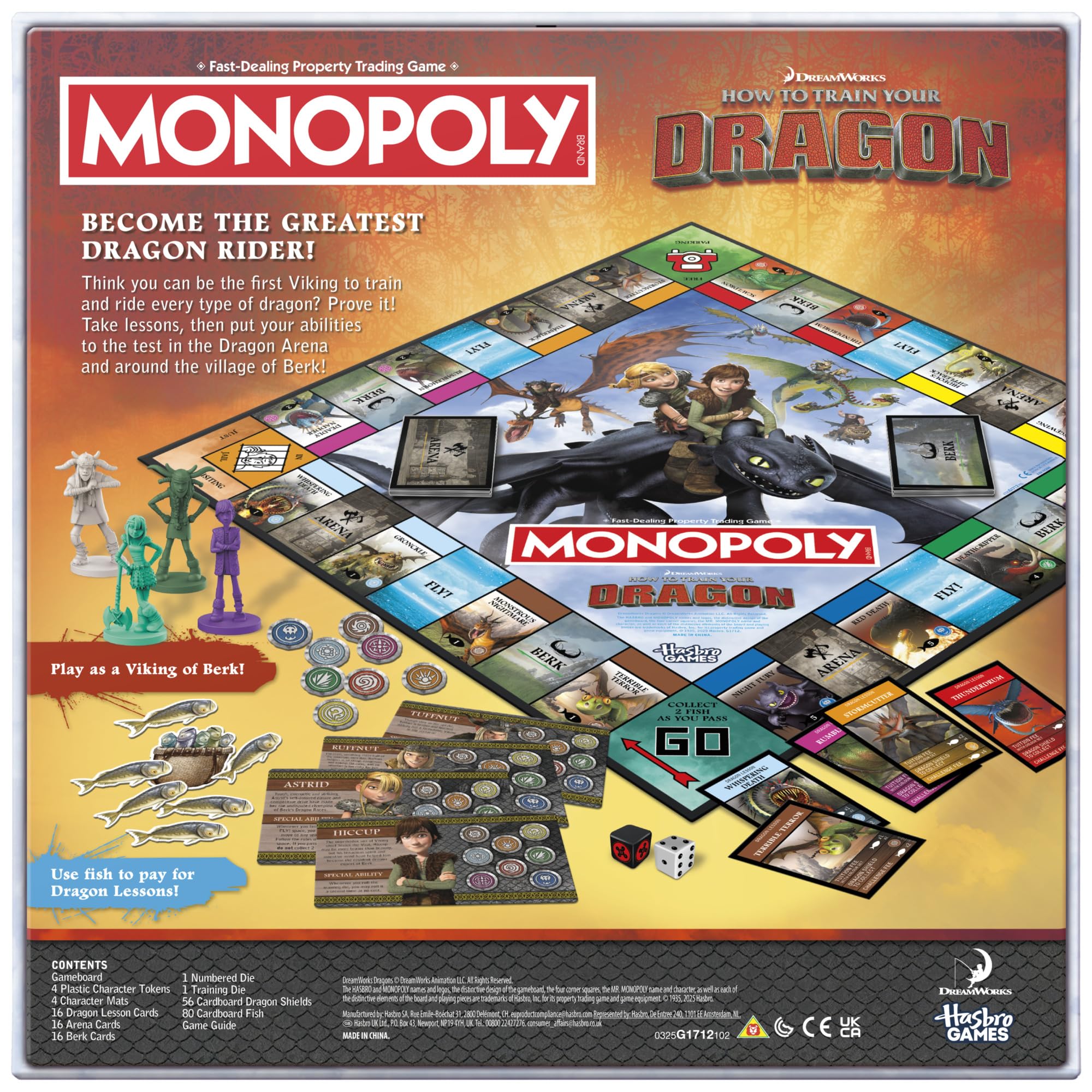 Monopoly DreamWorks How to Train Your Dragon Edition Board Game 7