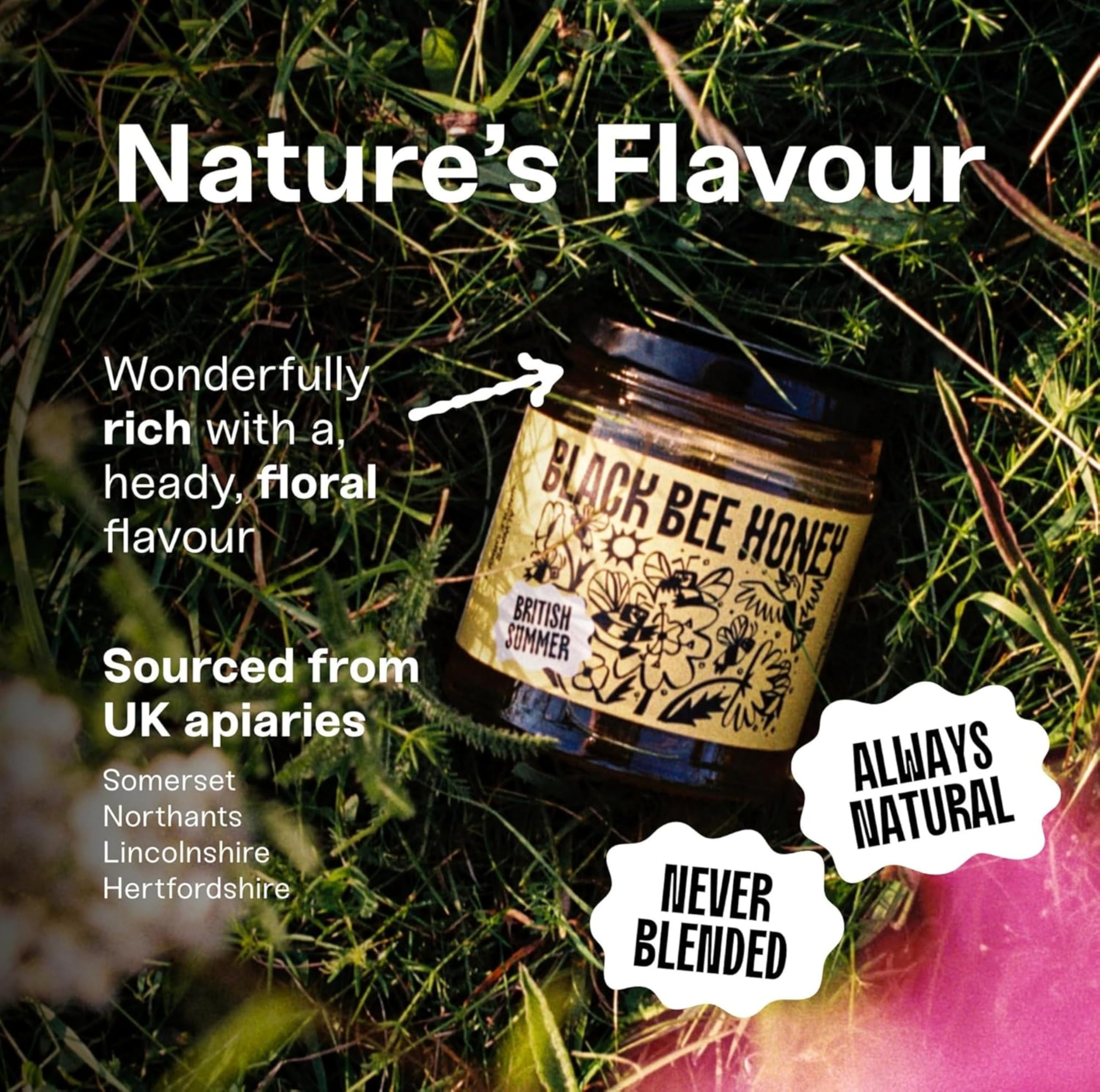 Britischer Sommerhonig – reiner und natürlicher Honig aus einer einzigen Herkunft, 227 g 11