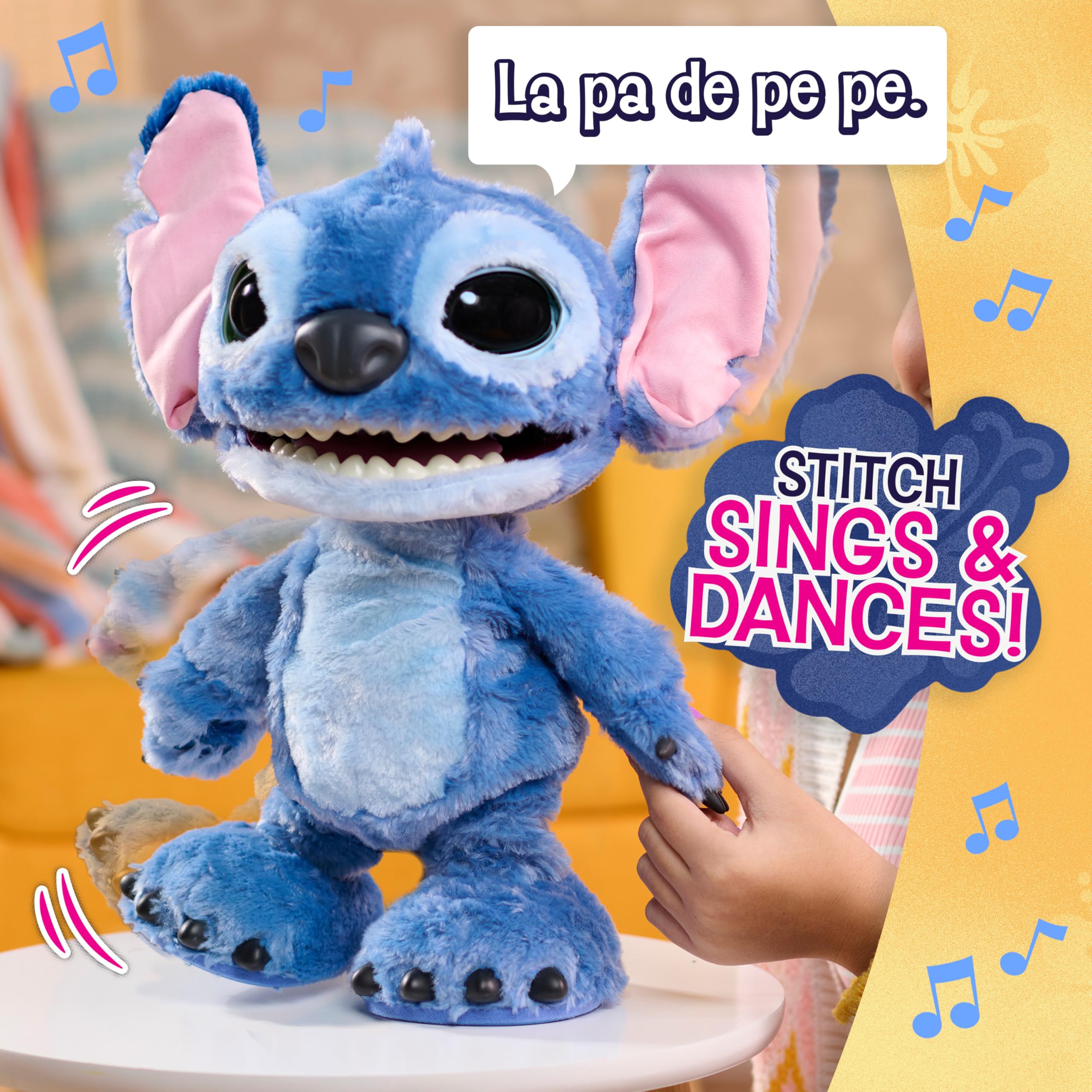 Disney Stitch Ultimate Interactive 17" Plush Toy - 100+ Sounds & Movements 5