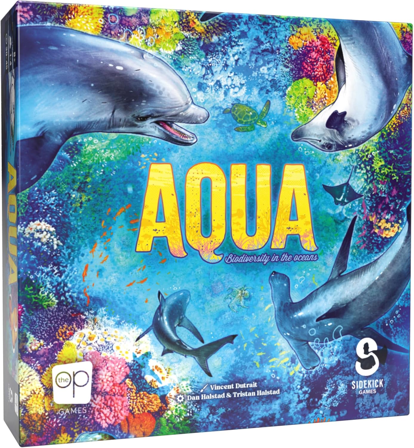 USAopoly Aqua Board Game with Art by Vincent Dutrait