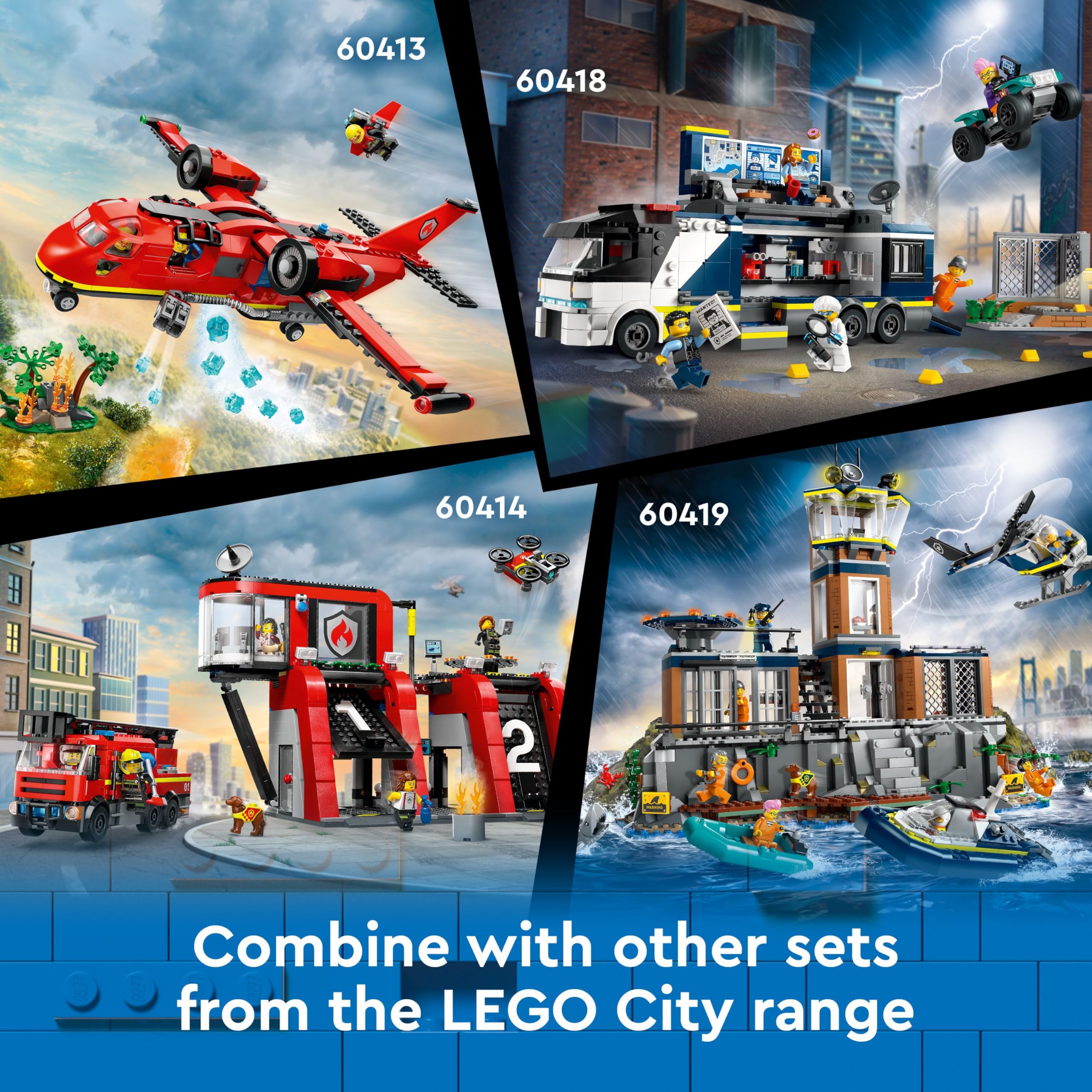 LEGO City Fire Rescue Plane Toy - 478-Piece Building Set for Ages 6 and Up 11