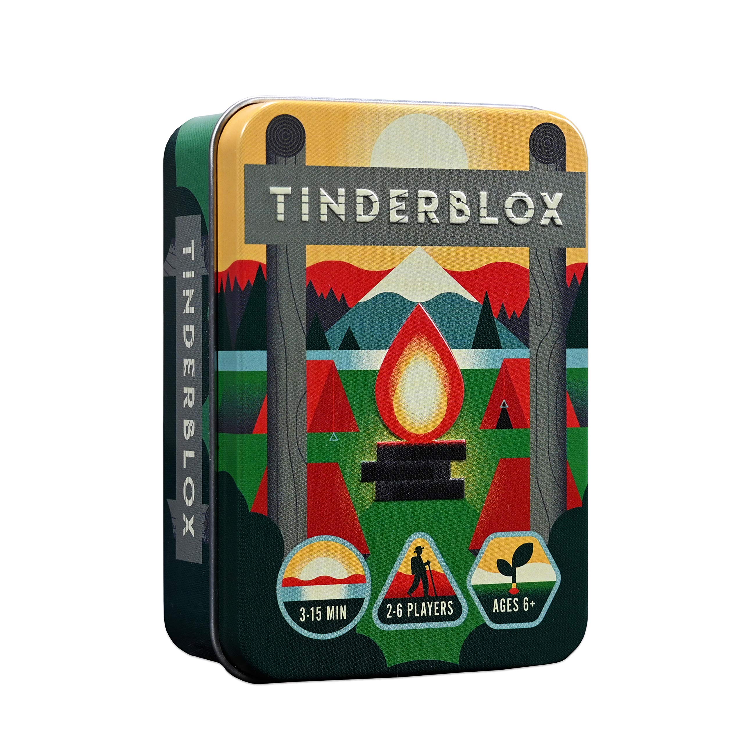 Alley Cat Games Tinderblox (Day) Dexterity Stacking Game | 2-6 Players | Ages 6+ | 3-15 Min Playtime 5