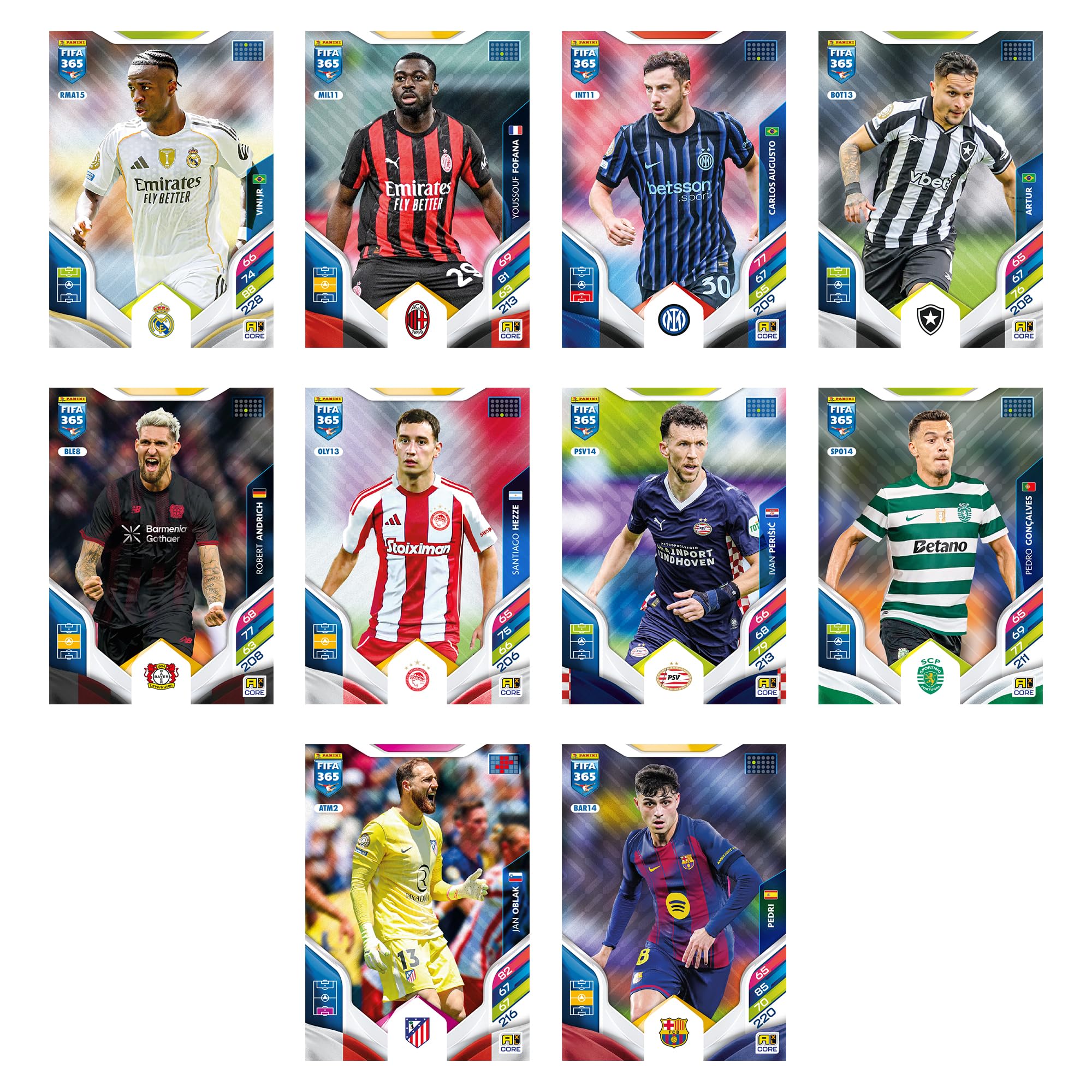 Panini FIFA 365 Adrenalyn XL Trading Cards Multipack 3