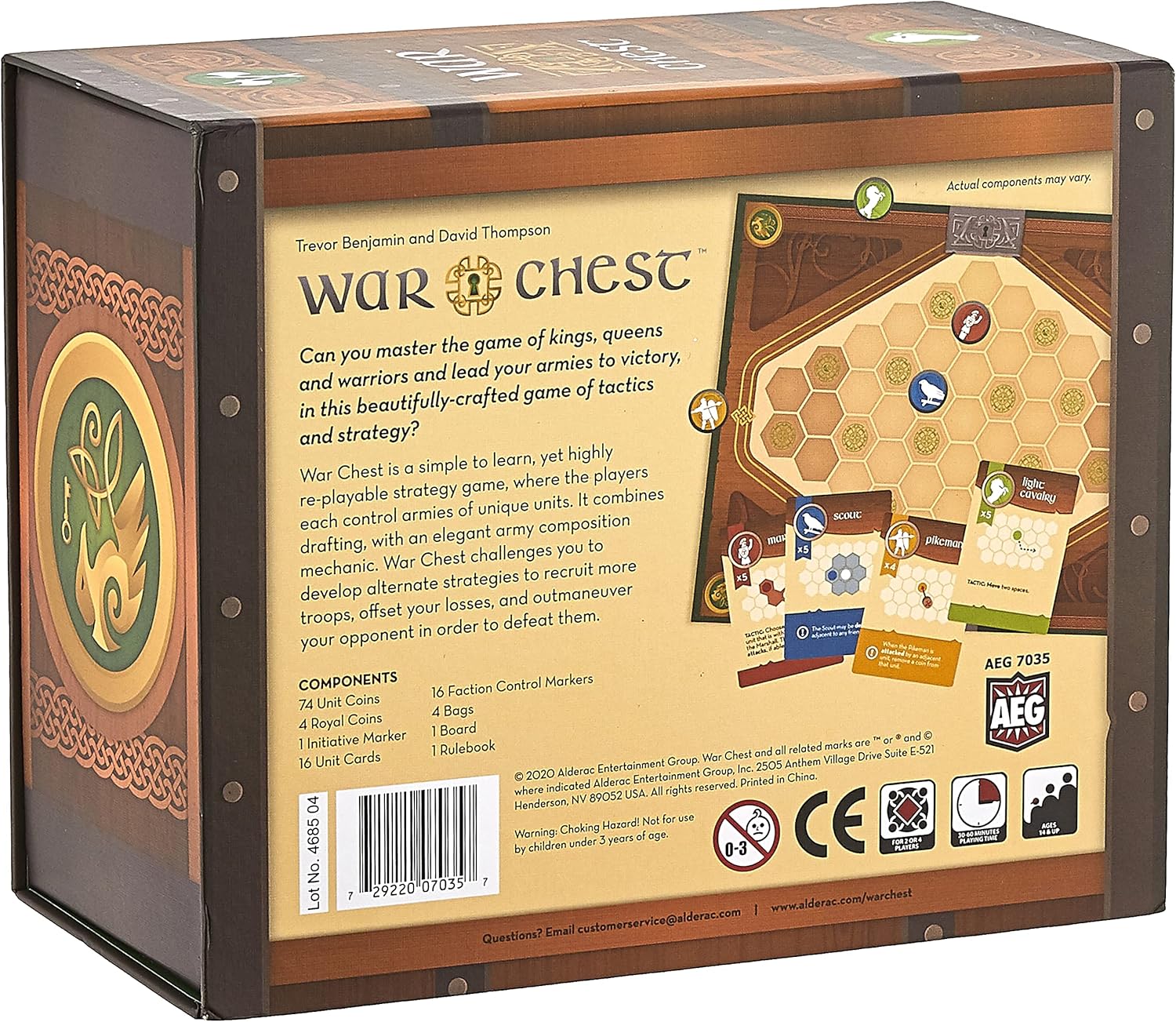 Alderac Entertainment Group War Chest Board Game 4