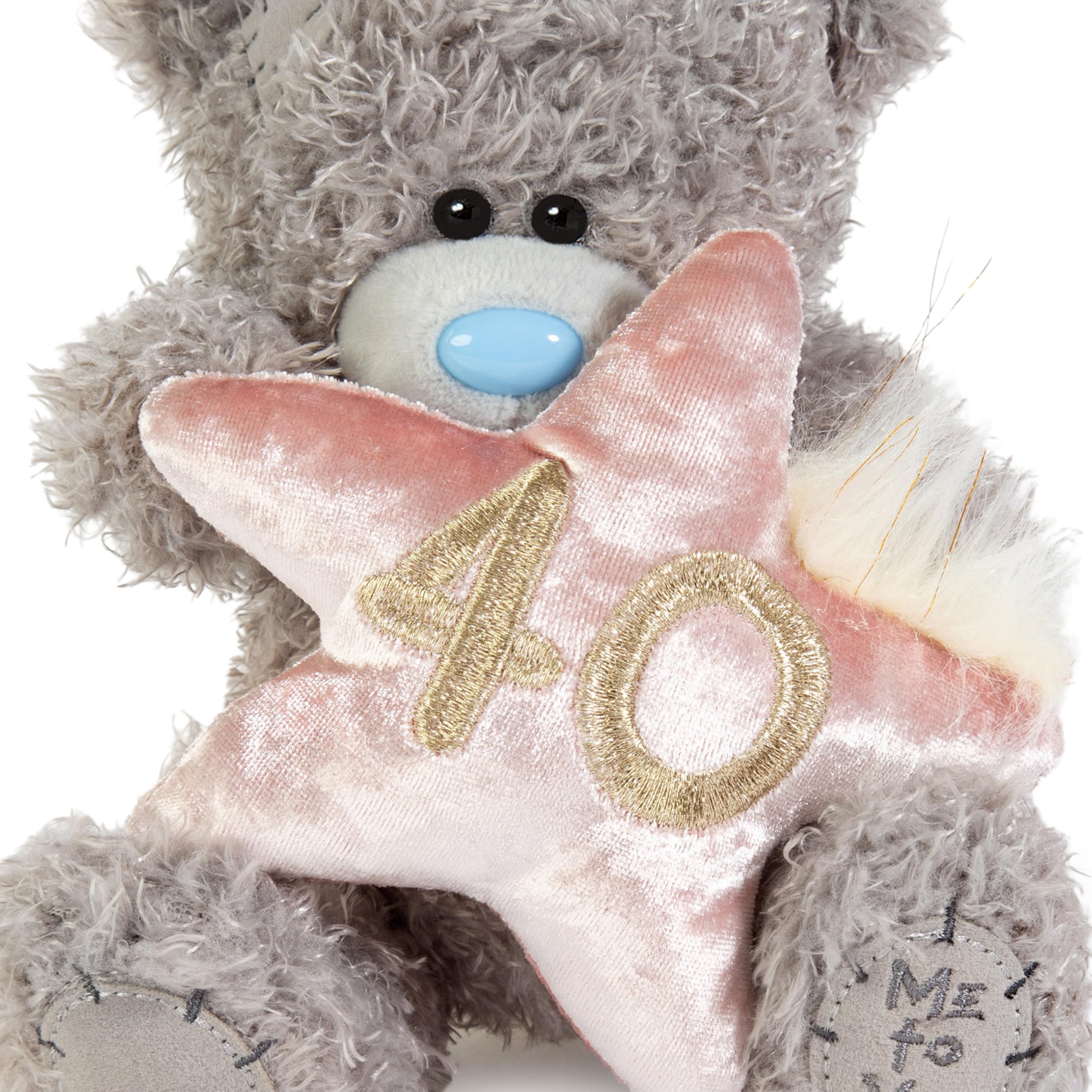 Me To You Tatty Teddy 40th Birthday Bear Plush | 15cm High | Soft Polyester 3