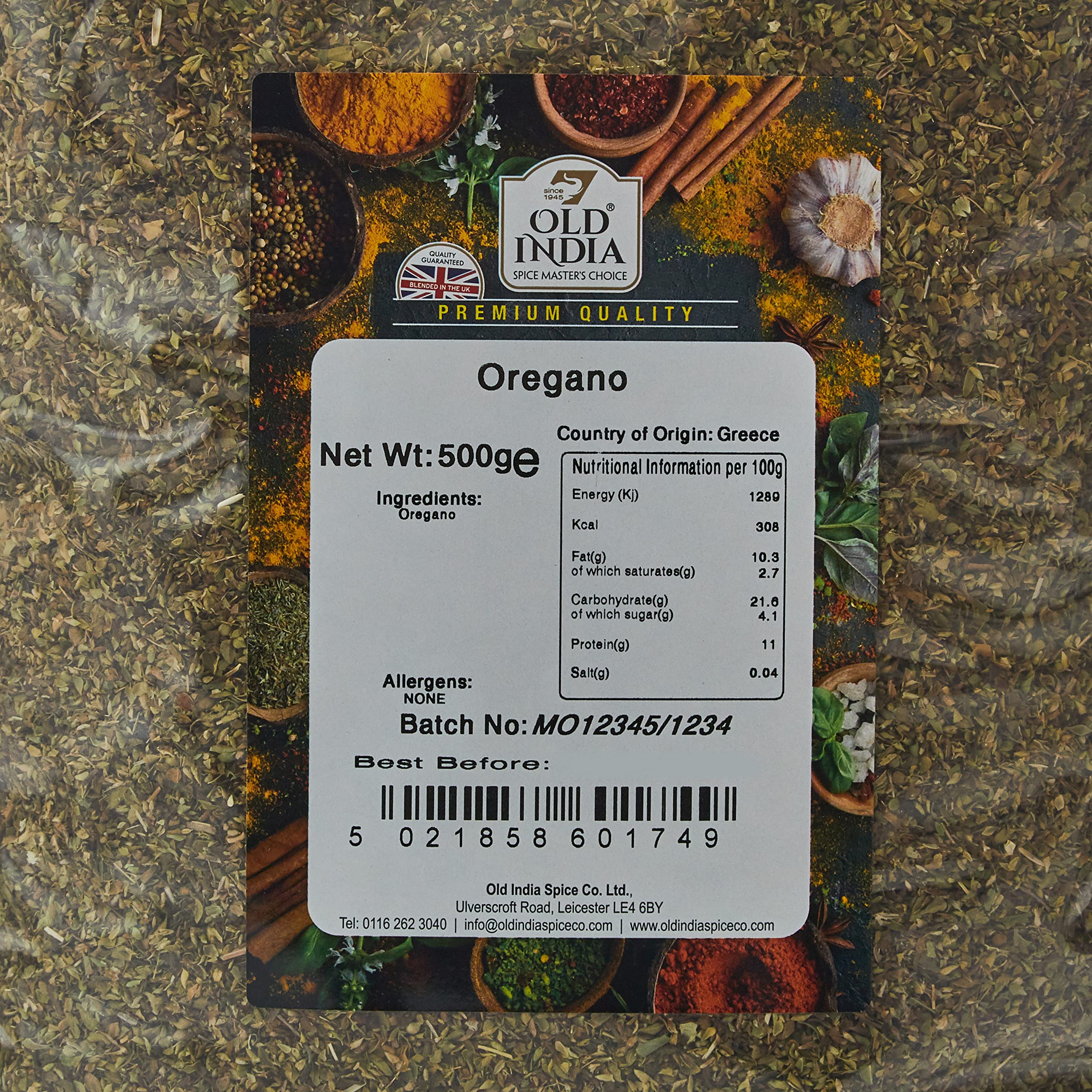 Old India - Oregano Ganzes Kraut 500g 3