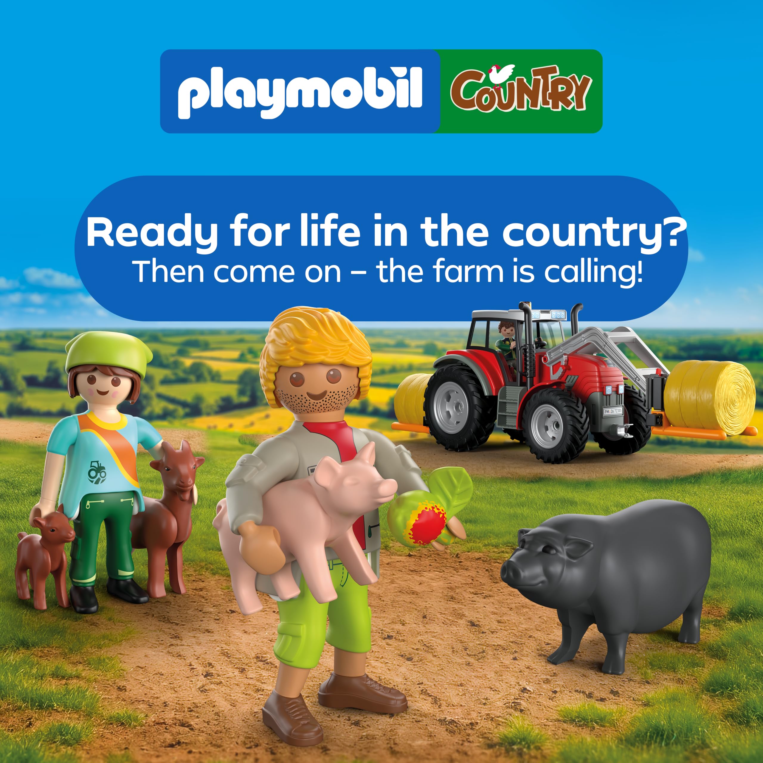 Playmobil Large Tractor with Potato Harvester - Ages 4+ | Plastic | 72161 6