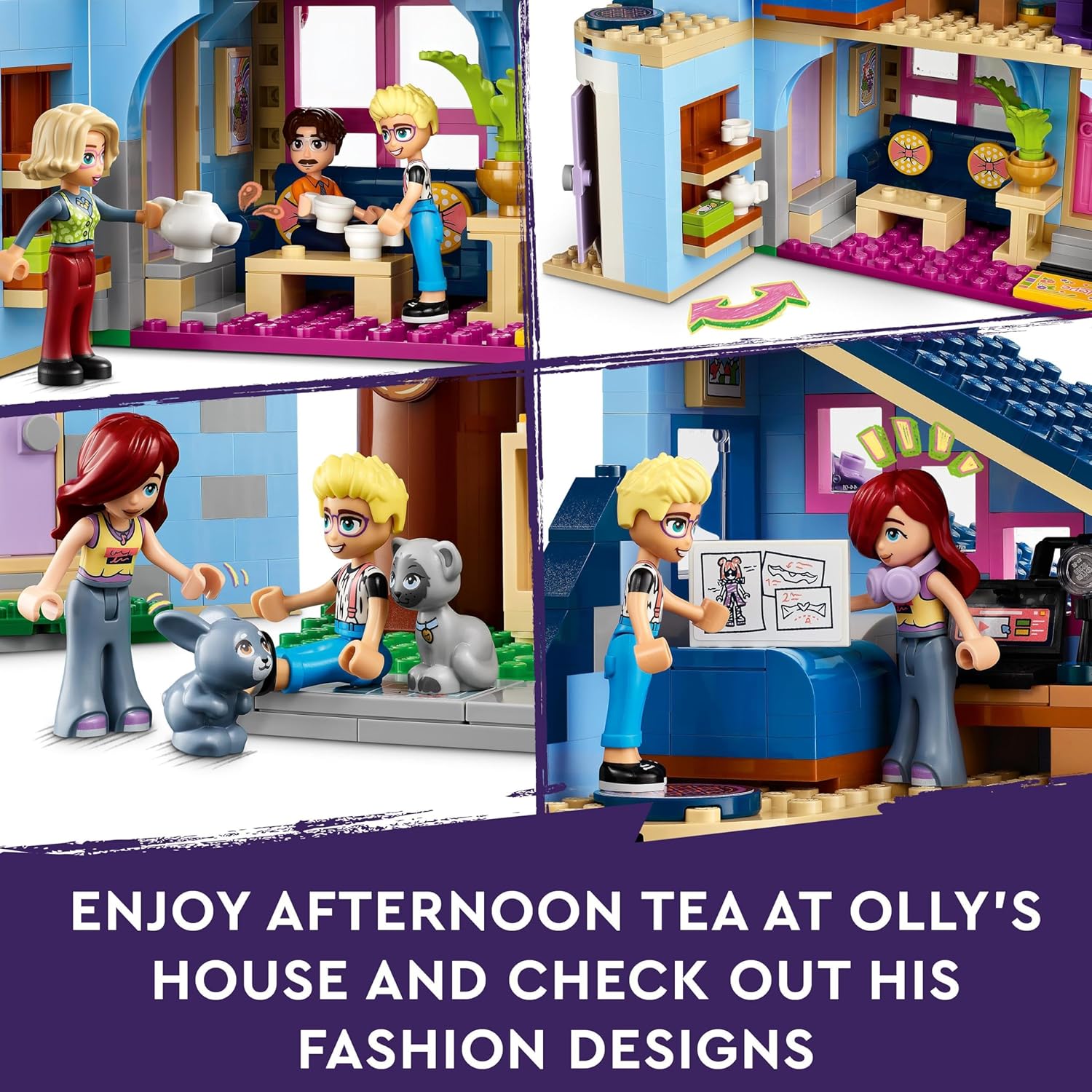 LEGO Friends Olly and Paisley's Family Houses Building Set 7
