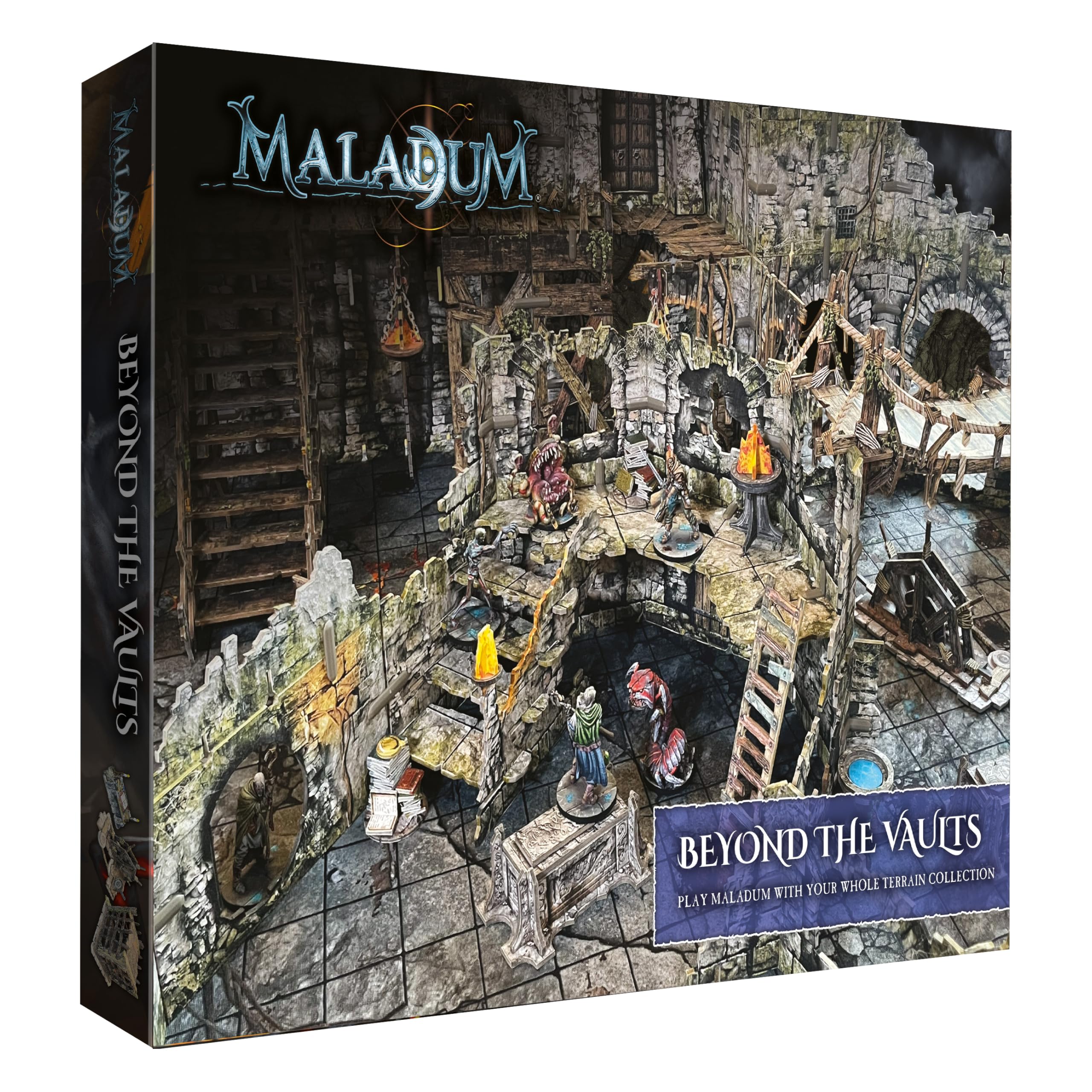 Battle Systems Maladum Beyond The Vaults - Fantasy Dungeon Crawler Expansion