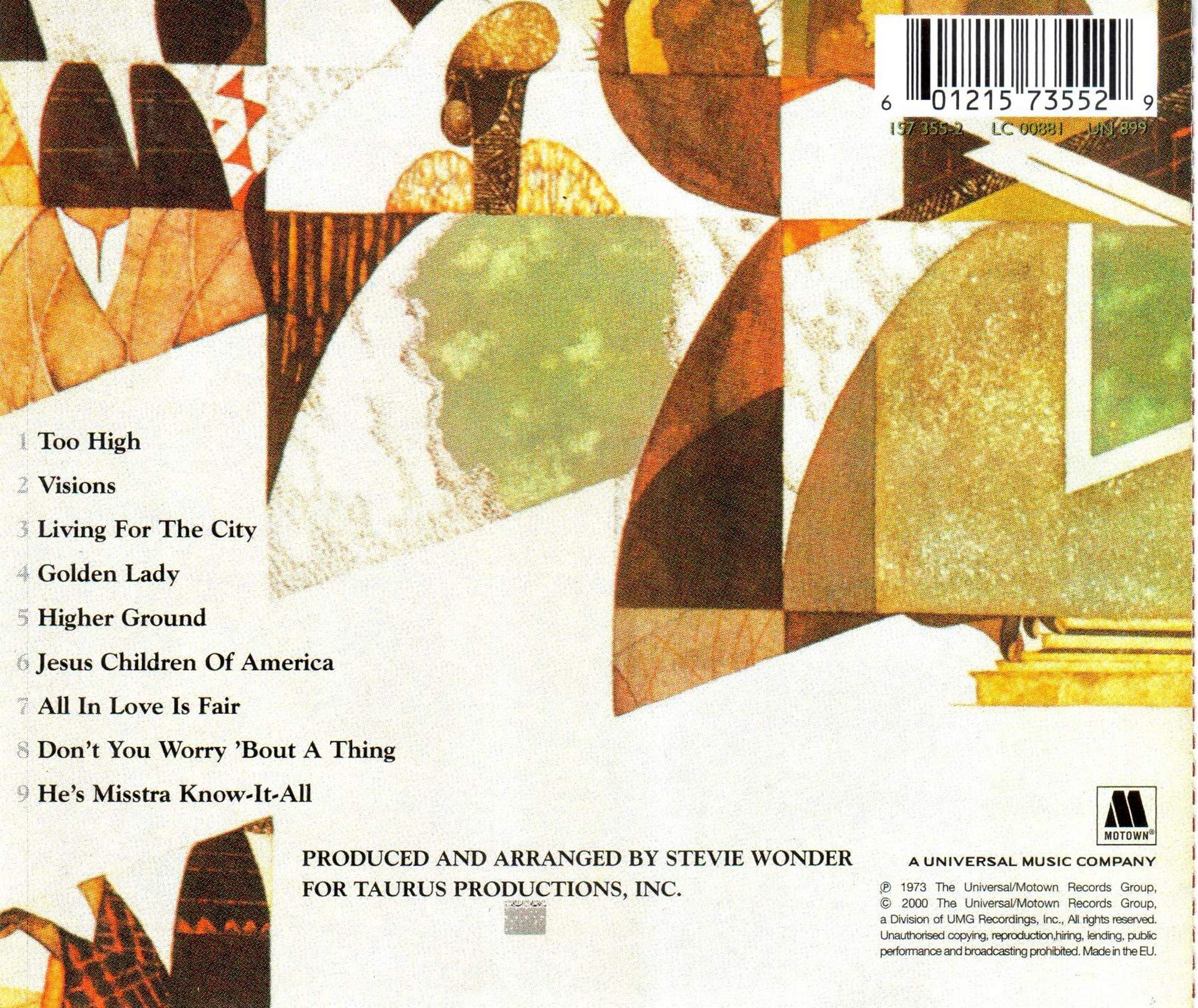 Stevie Wonder - Innervisions [audioCD] 2