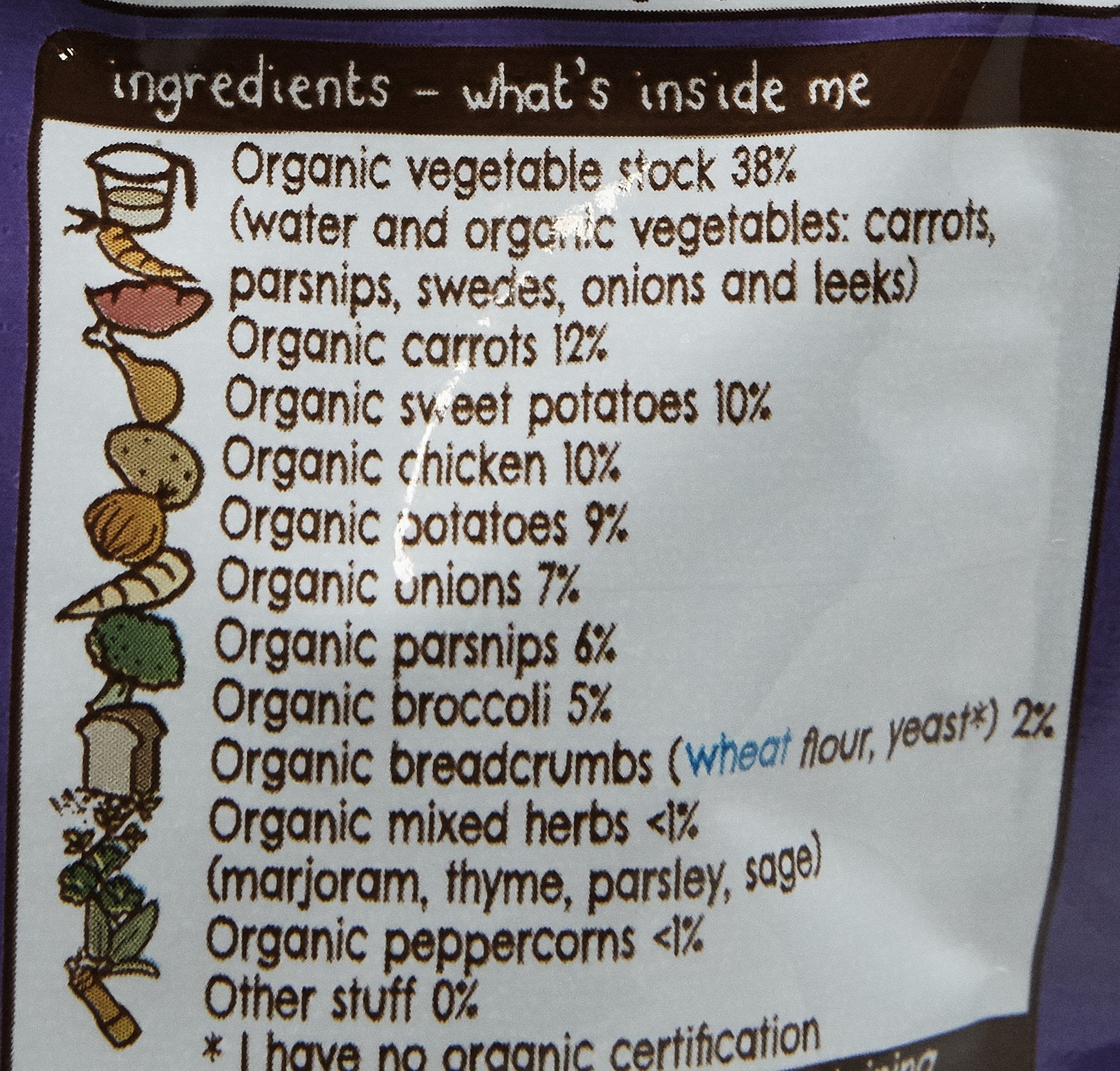 Ella's Kitchen Organic Cheery Chicken Roast Dinner, 130g 4