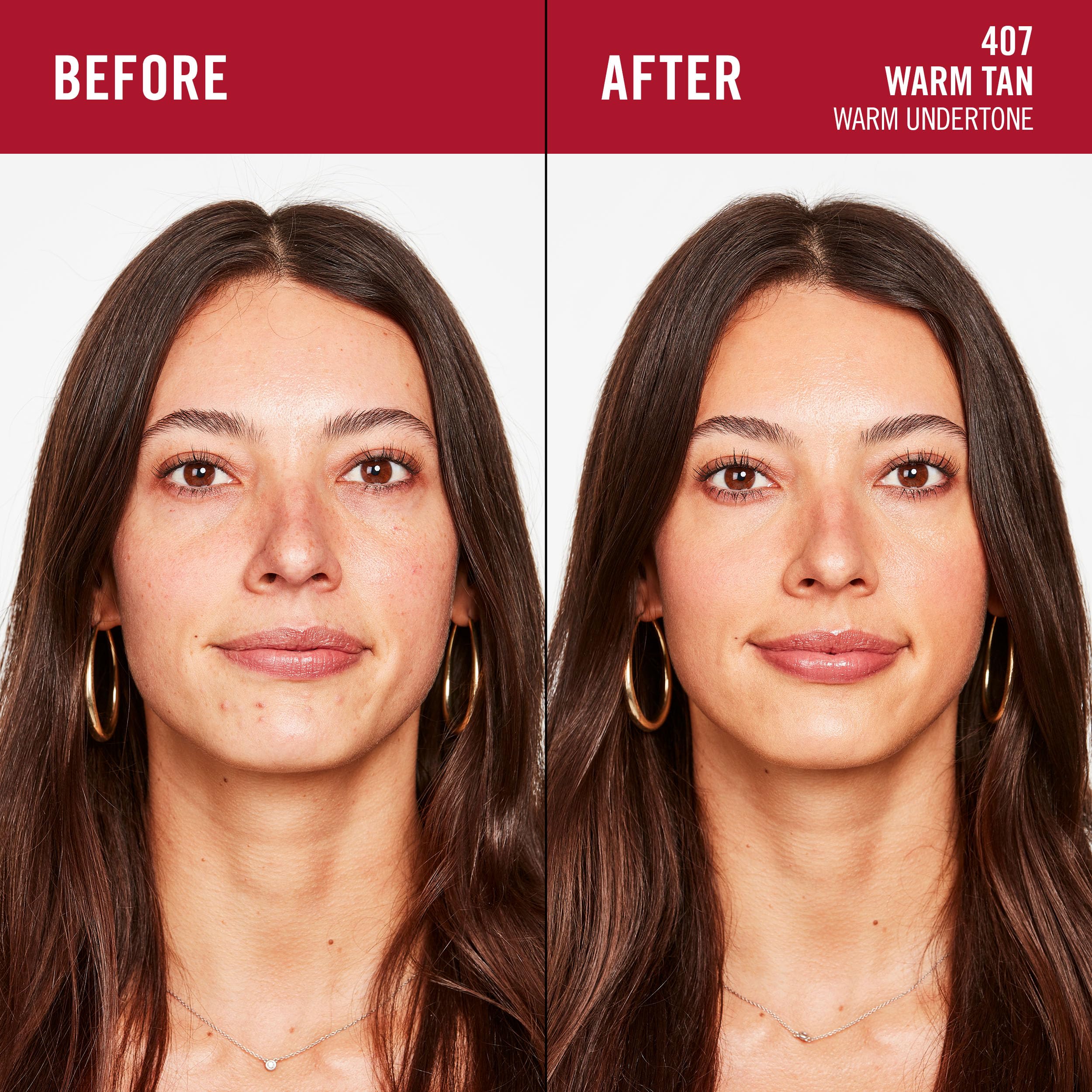 Rimmel - Lasting Finish 35Hr Foundation (Warm Tan 407), Full Coverage, Hydrating, SPF20, Vegan & Cruelty Free 8