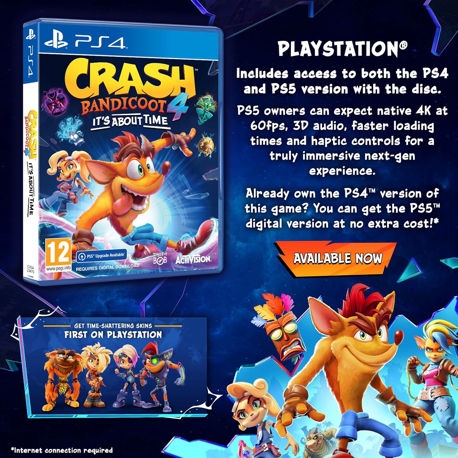 Crash Bandicoot 4: It’s About Time - PS4 with PS5 Digital Upgrade 9