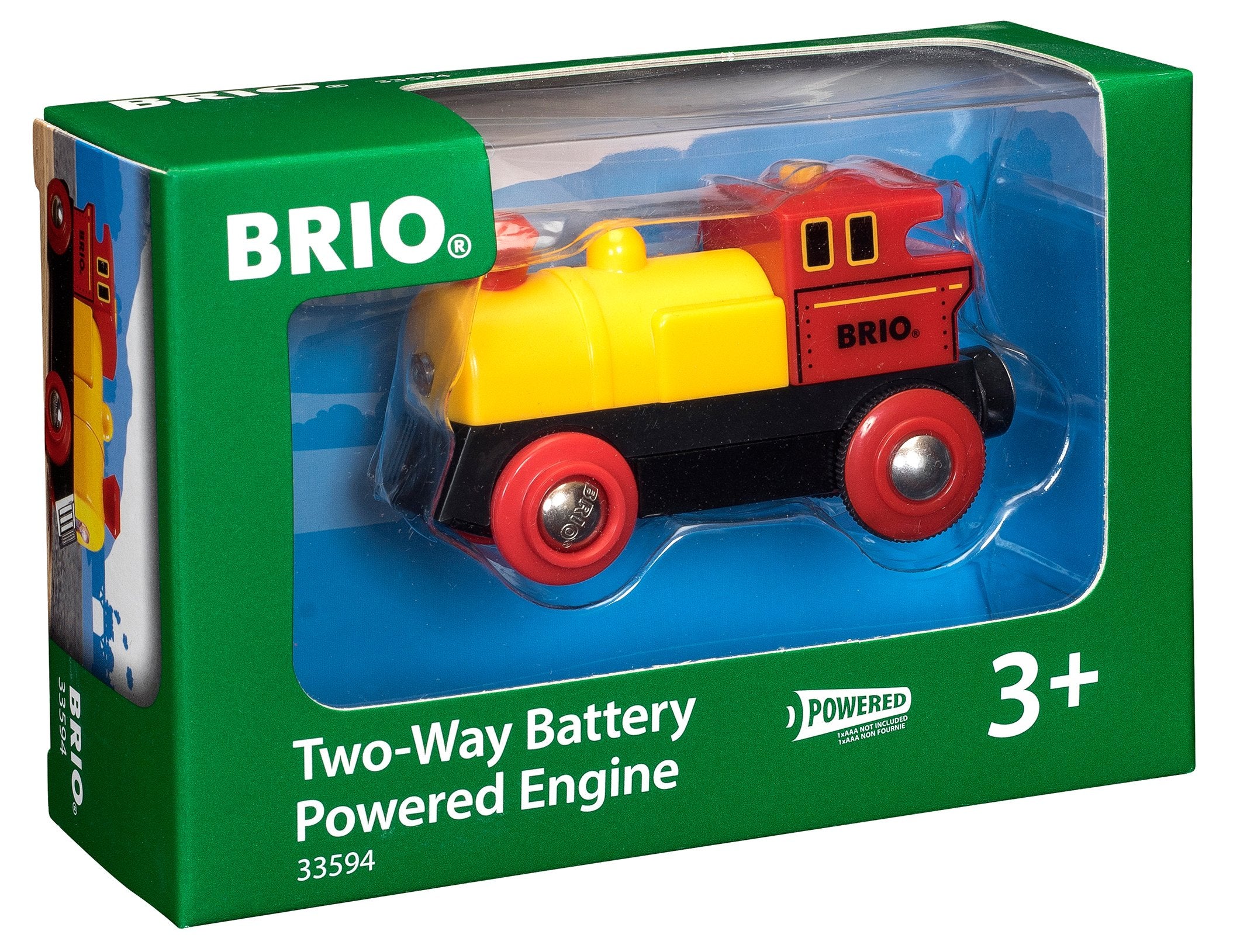 BRIO World Battery Powered Engine Train - Multi-Color, Ages 3+ 6