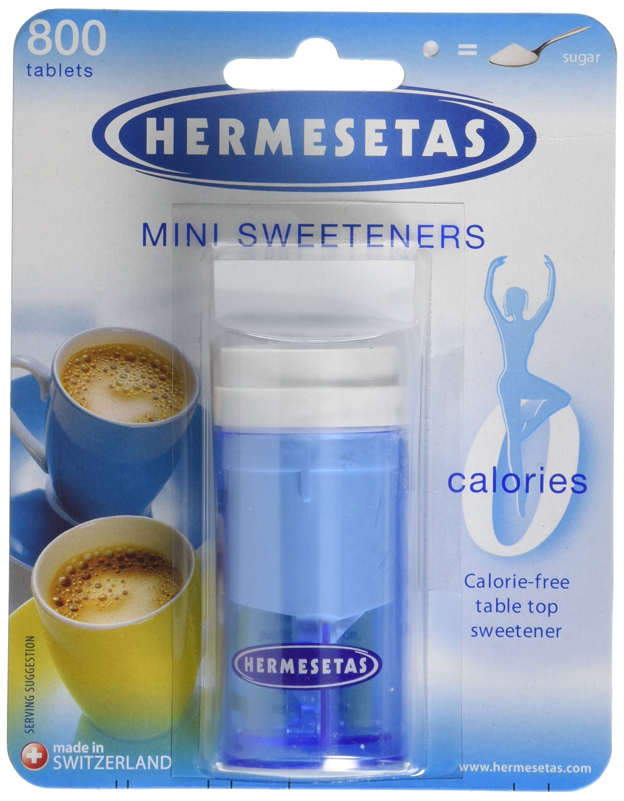 Hermesetas Mini Sweeteners 800 Tablets - Sugar Substitute for Diabetics 6