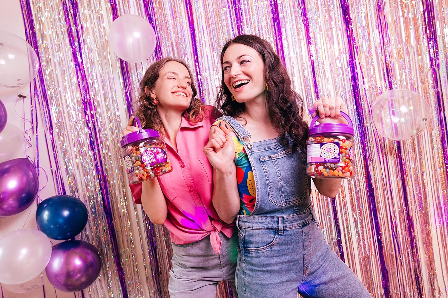 The Jelly Bean Factory Huge Flavours, 1.4kg Gourmet Jelly Beans Jar 14