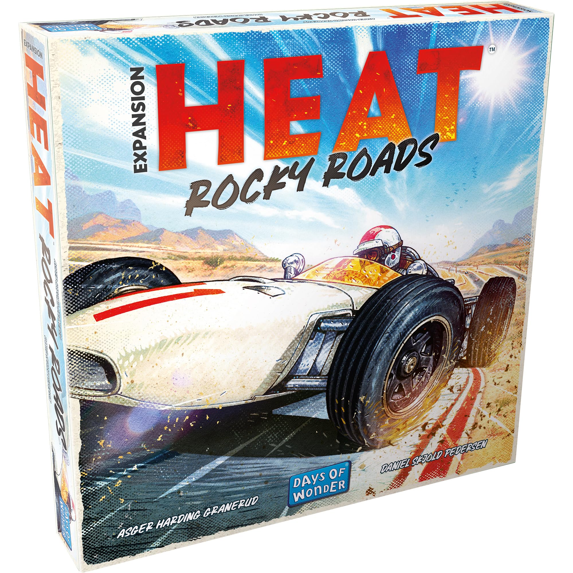 Days of Wonder Heat - Rocky Roads Expansion | Board Game | Ages 10+ | 1-7 Players