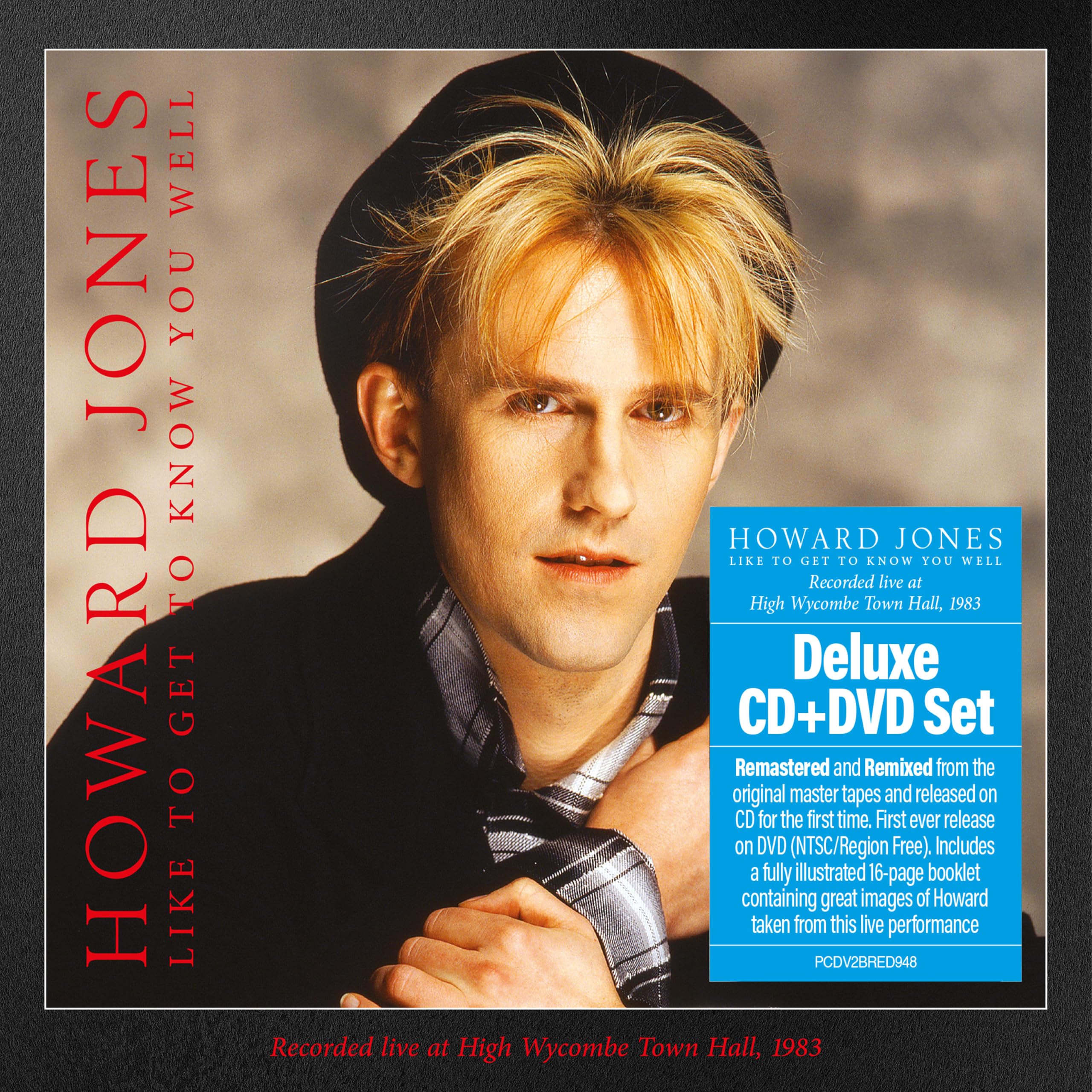 Howard Jones - LIKE TO GET TO KNOW YOU WELL LIVE AT HIGH WYCOMBE TOWN HALL, 1983 [CD/DVD]