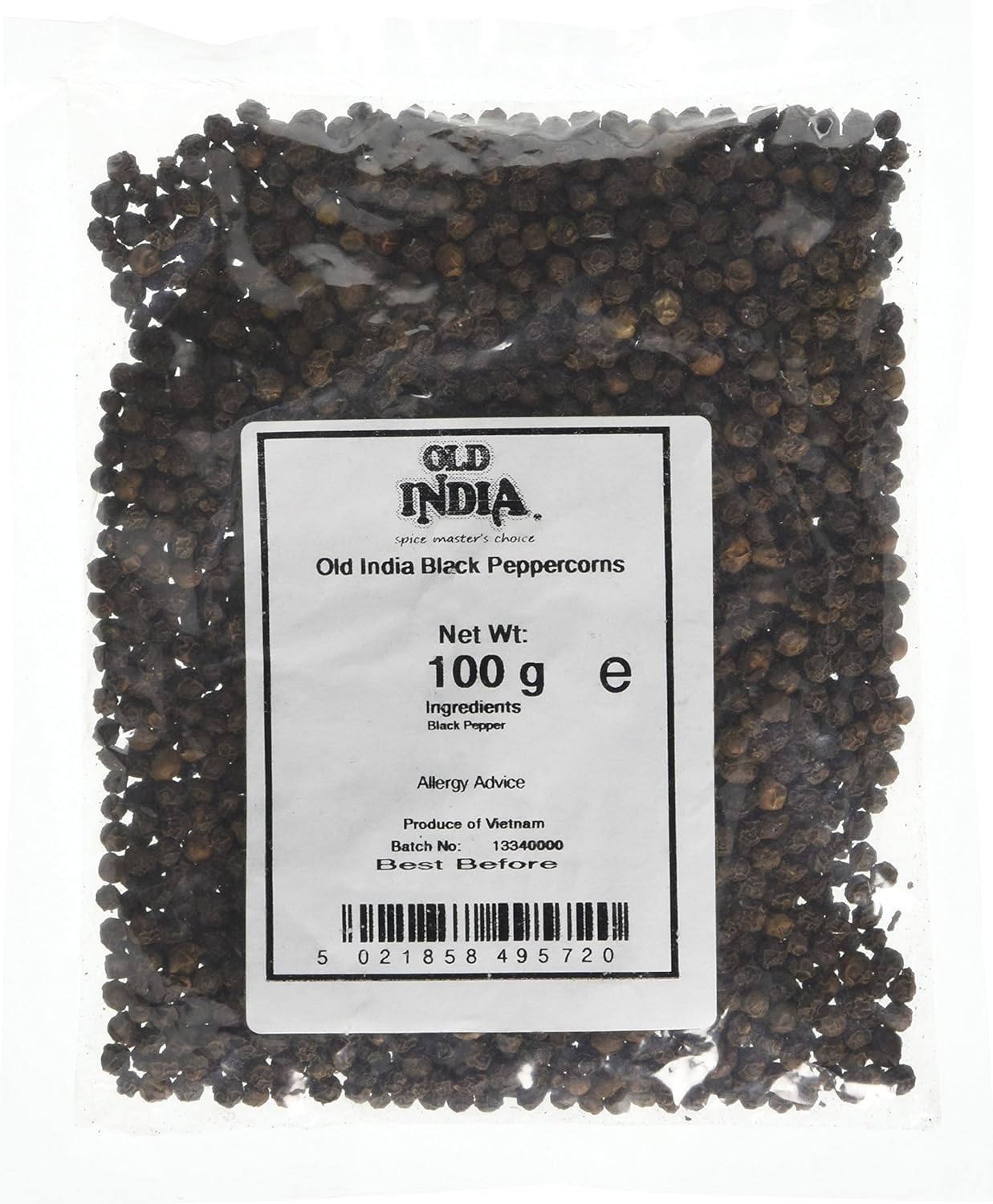 Old India Schwarze Pfefferkörner 100 g